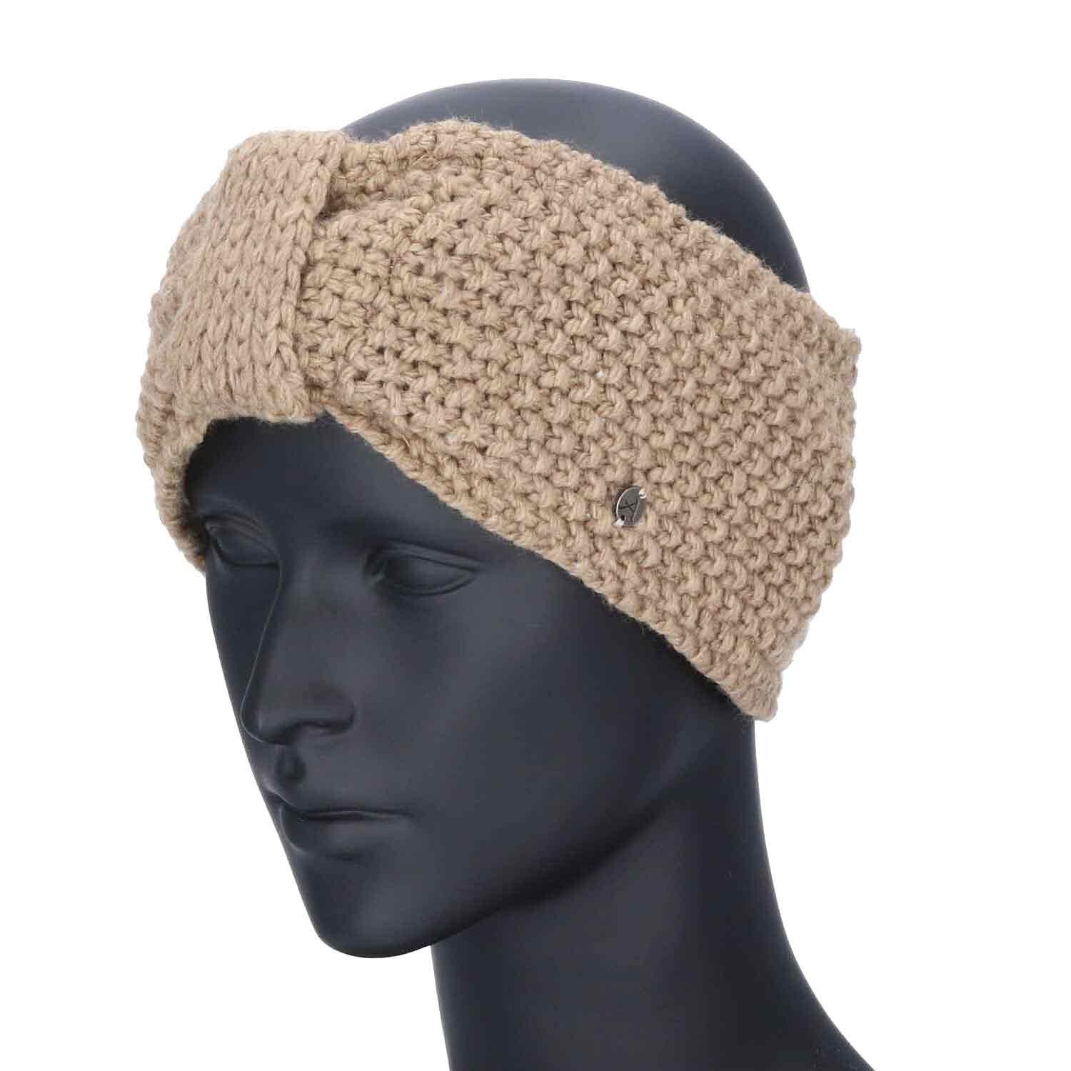 Antonio Strickmütze Antonio Strick Stirnband Taupe (1-St) günstig online kaufen