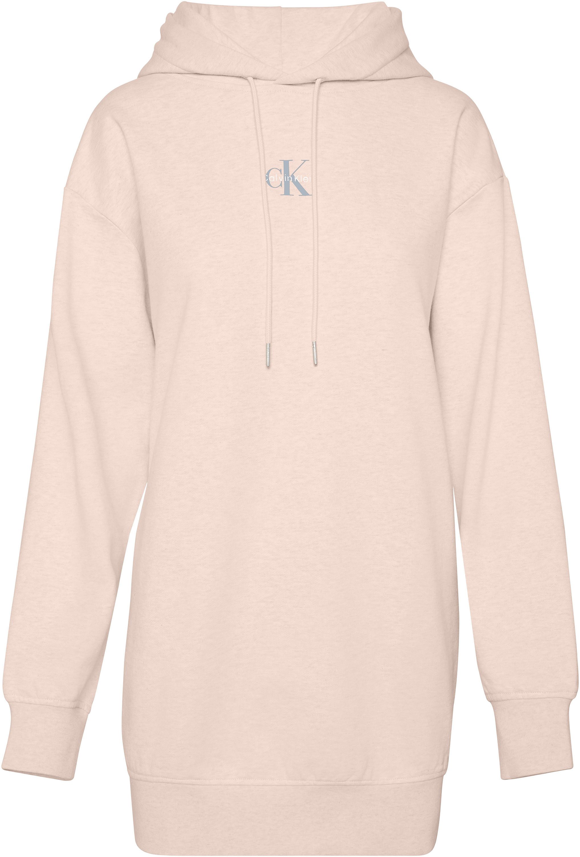 Calvin Klein Jeans Sweatkleid LS MONOLOGO PREMIUM TERRY HOODIE Mit Rundhalsausschnitt, loose fit