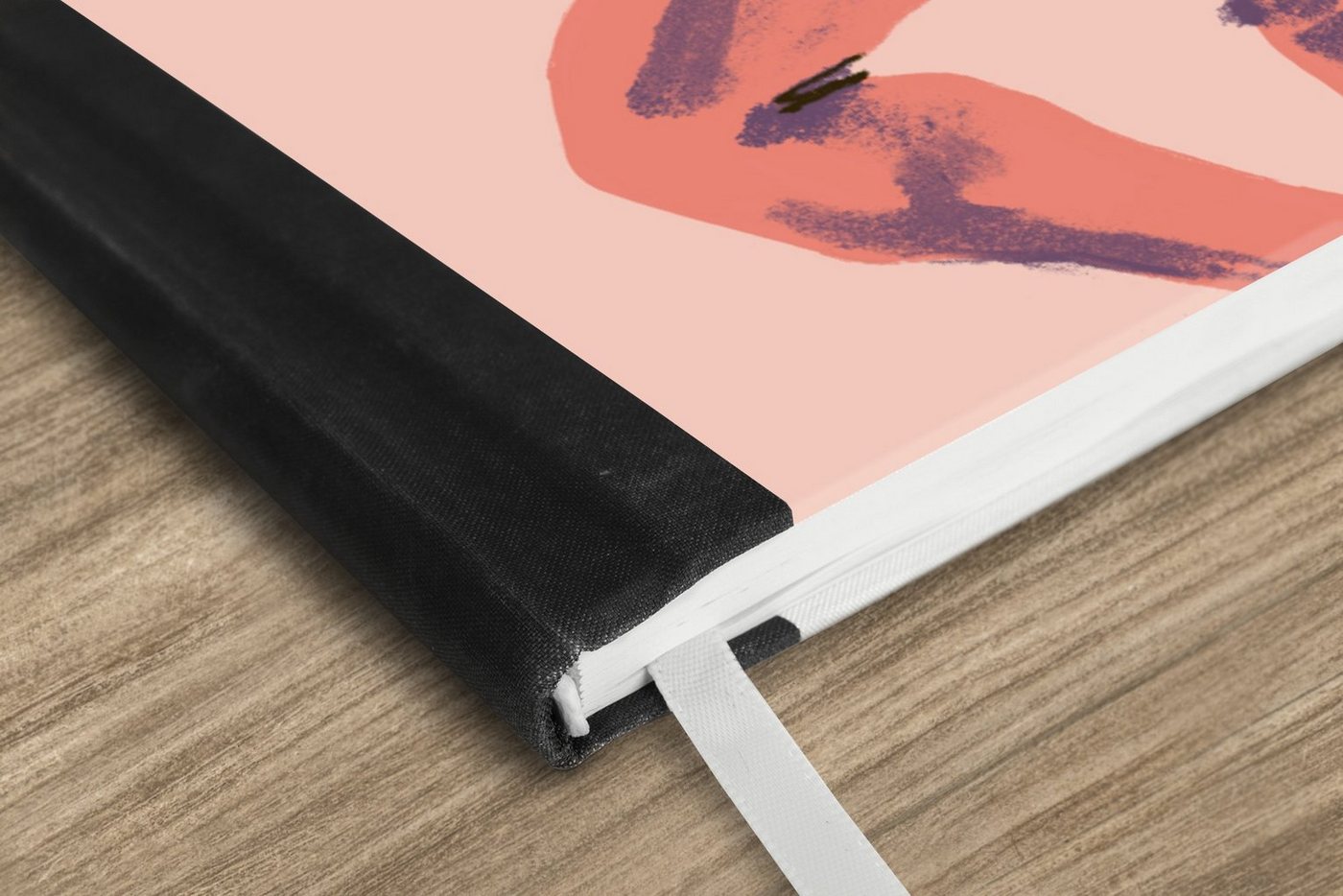Thumbnail - MuchoWow Notizbuch Porträt - Mann - Pastell - Lila - Kunst, Journal, Merkzettel, Tagebuch, Notizheft, A5, 98 Seiten, Hau...
