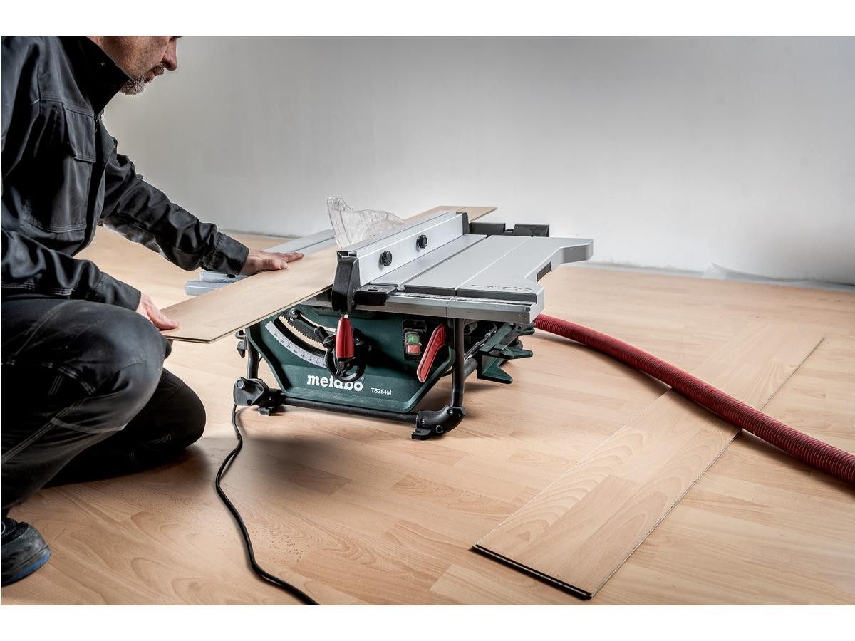 metabo Tischkreissäge TS 254 M 1500 W, im Karton, Wiederanlaufschutz, Sanftanlauf, feineinstellbarer Parallelanschlag – Bild 5 von 5