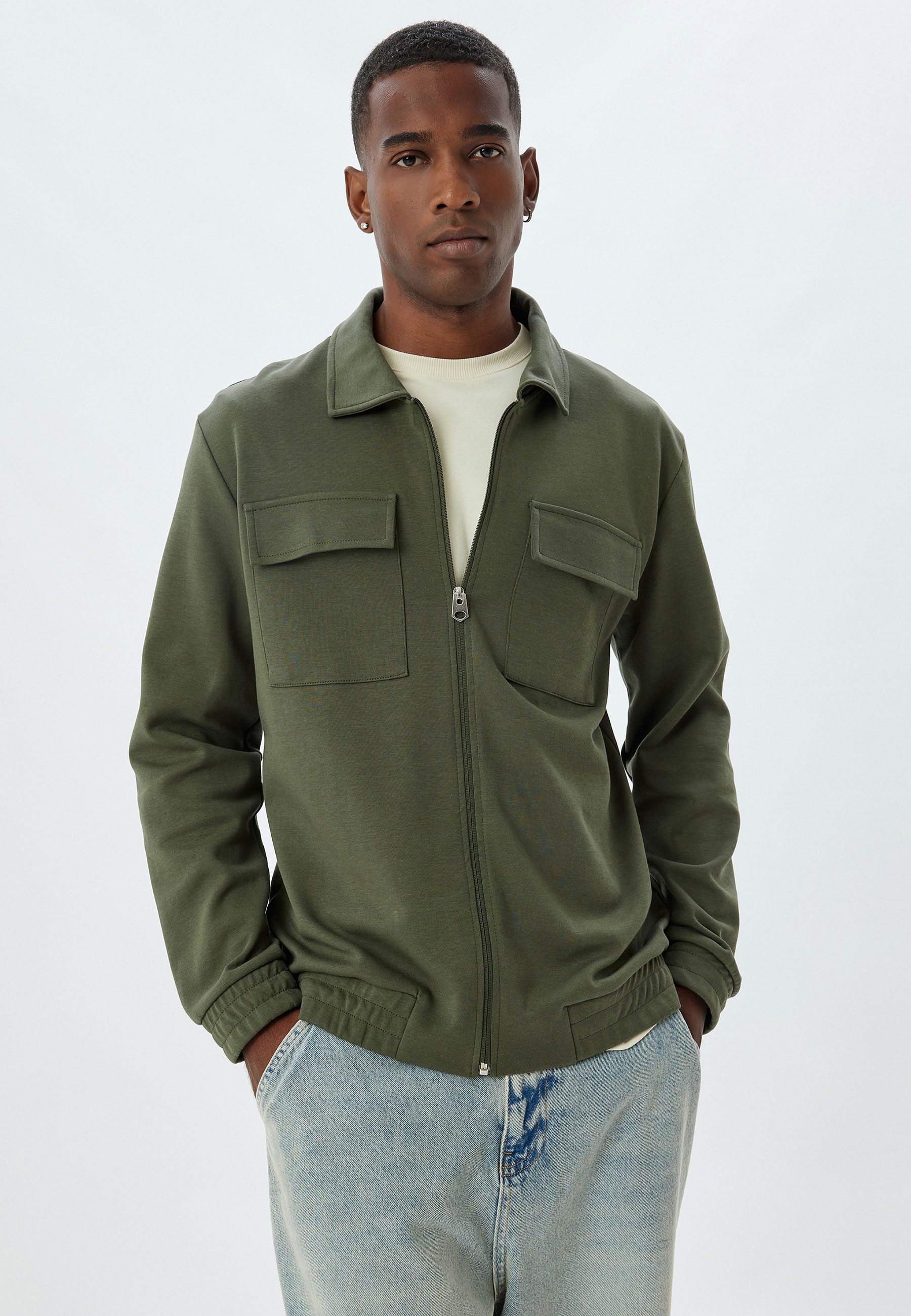 Koton Hemdjacke Regular Mit Taschendetail