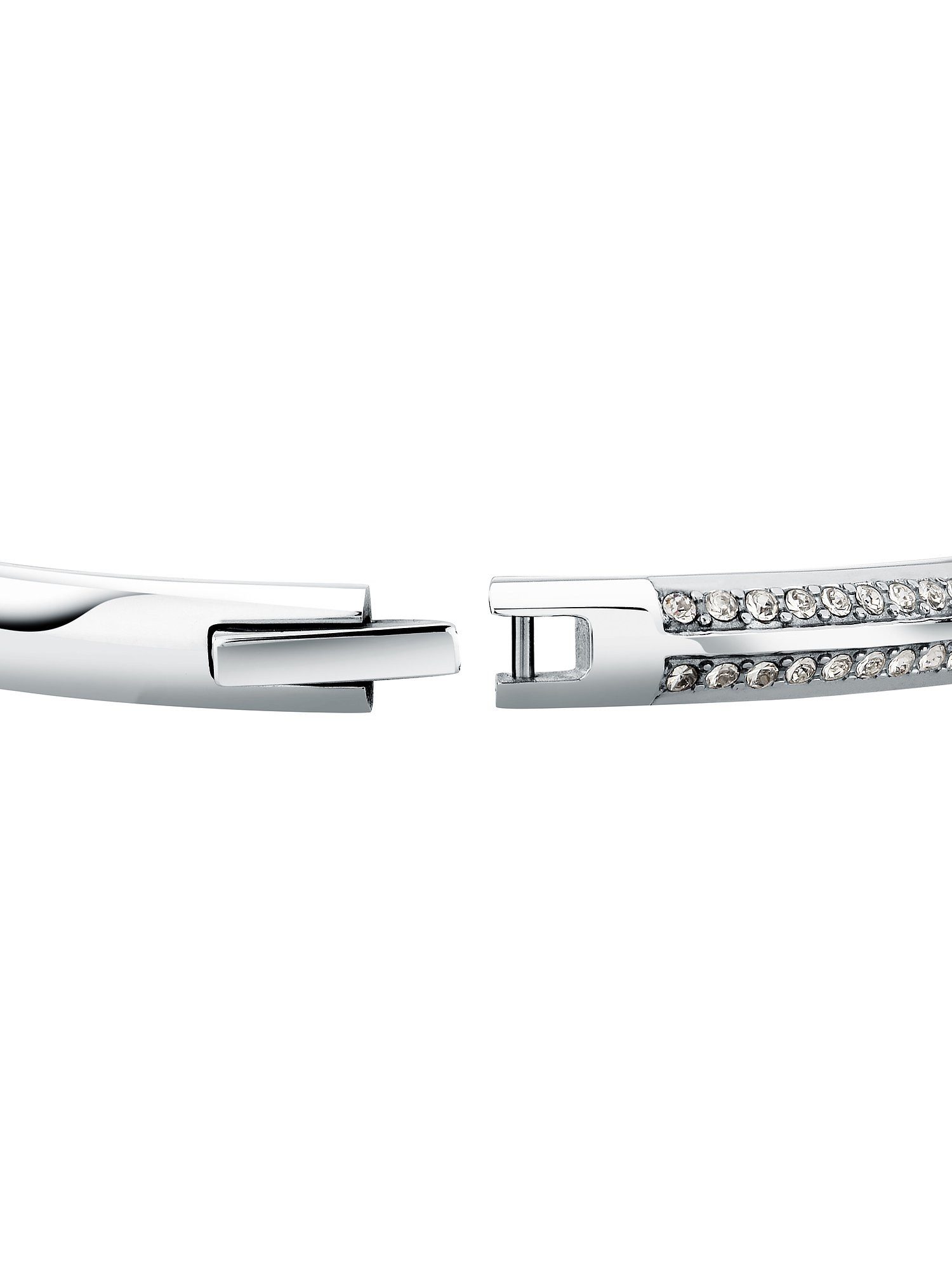 KARL LAGERFELD Armreif Karl Lagerfeld Damen-Armreif Edelstahl Kristall