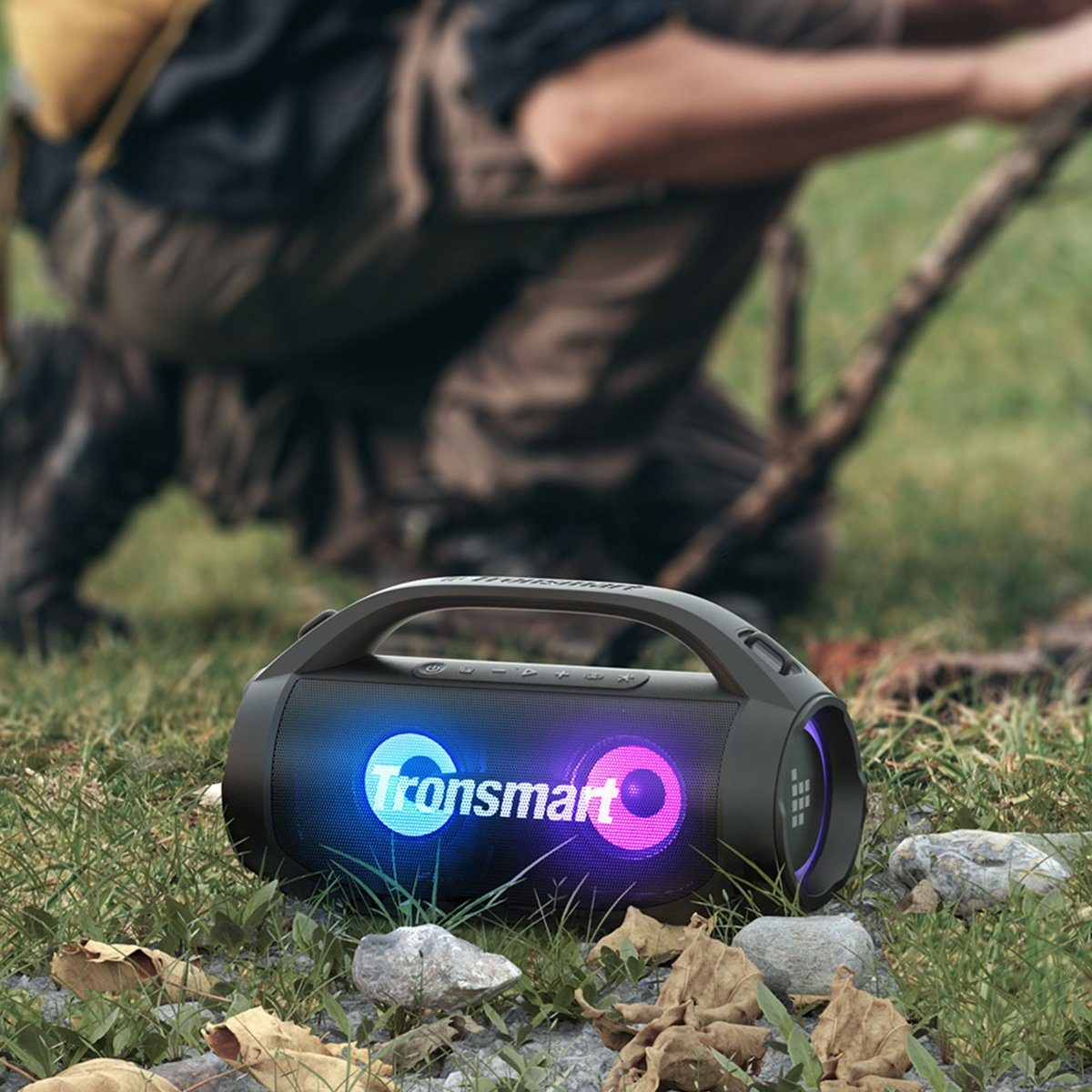 Tronsmart Bang SE tragbarer Lautsprecher Bluetooth mit 40 W Wireless Musik Box Bluetooth-Lautsprecher Stereo (Bluetooth, 40 W, Wasserdicht IPX7, Wiedergabezeit bis zu 24 Std)