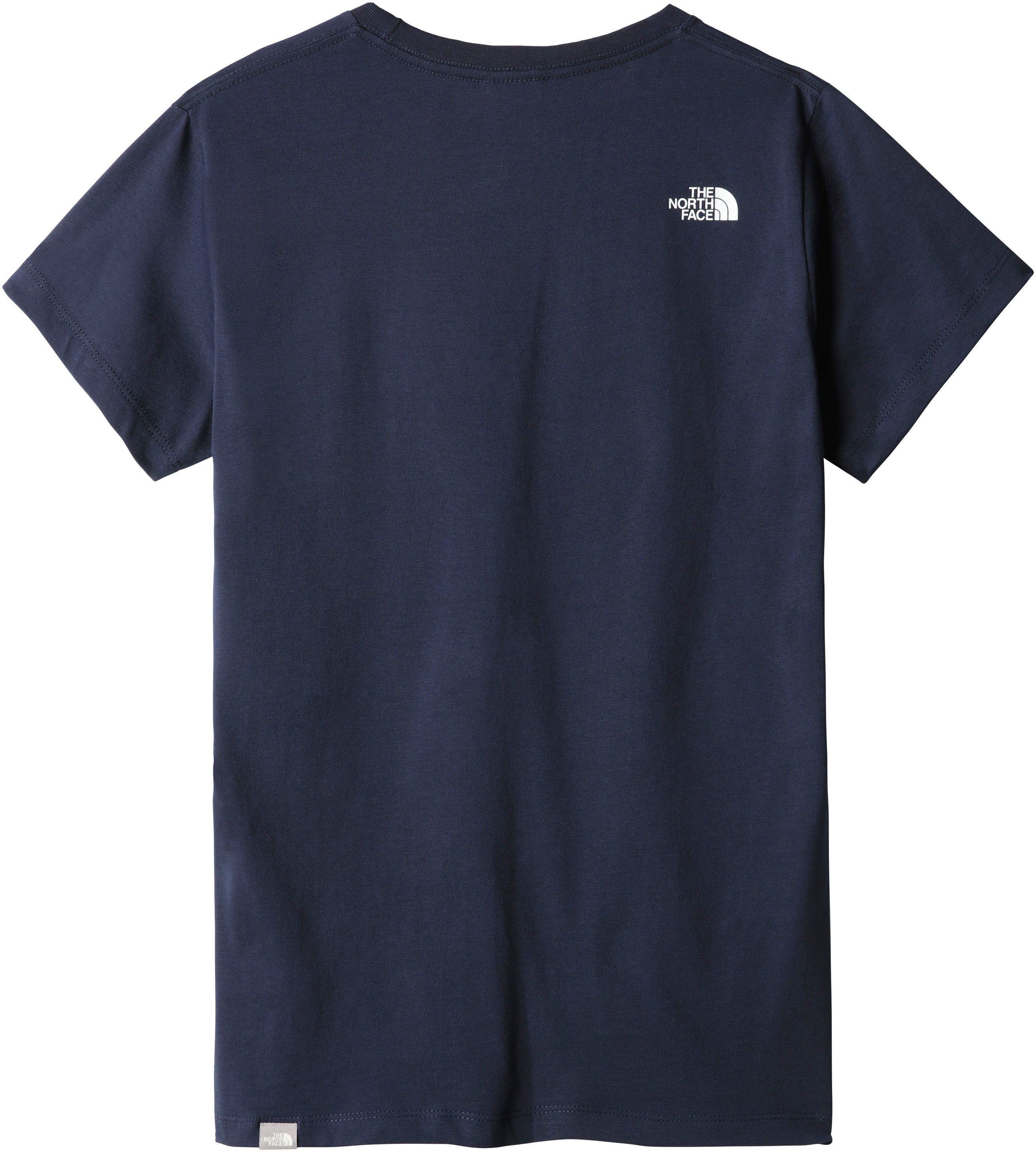 DOME blue TEE Face The T-Shirt mit Logodruck North SIMPLE
