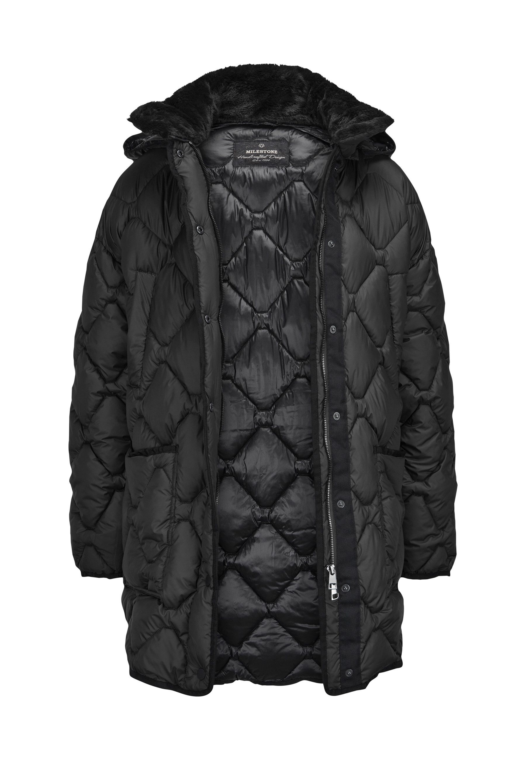 Milestone Steppjacke MSOctavia Damen Übergangsjacke Jacke gesteppt lockere Passform