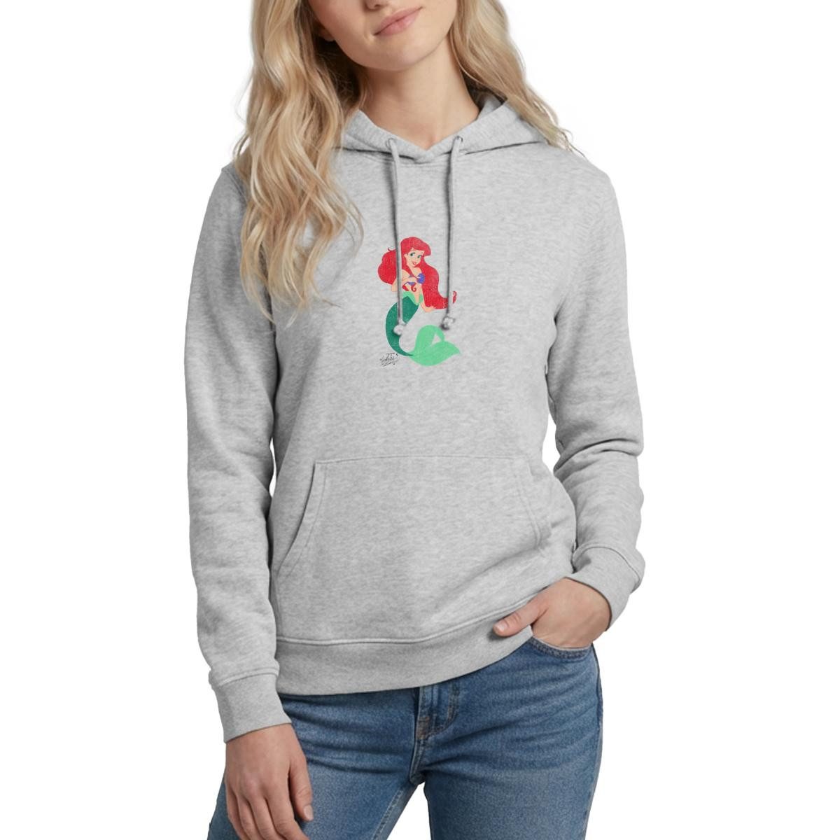 Spreadshirt Hoodie Arielle Vintage Look Damen Hoodie (1-tlg)