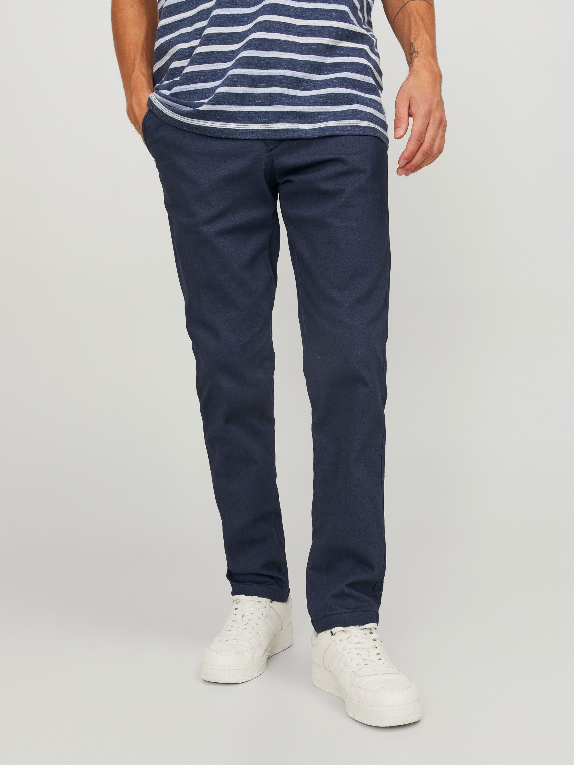 Jack & Jones Chinohose SLIM FIT MARCO 2PCS (Packung, 2-tlg., 2er-Pack)