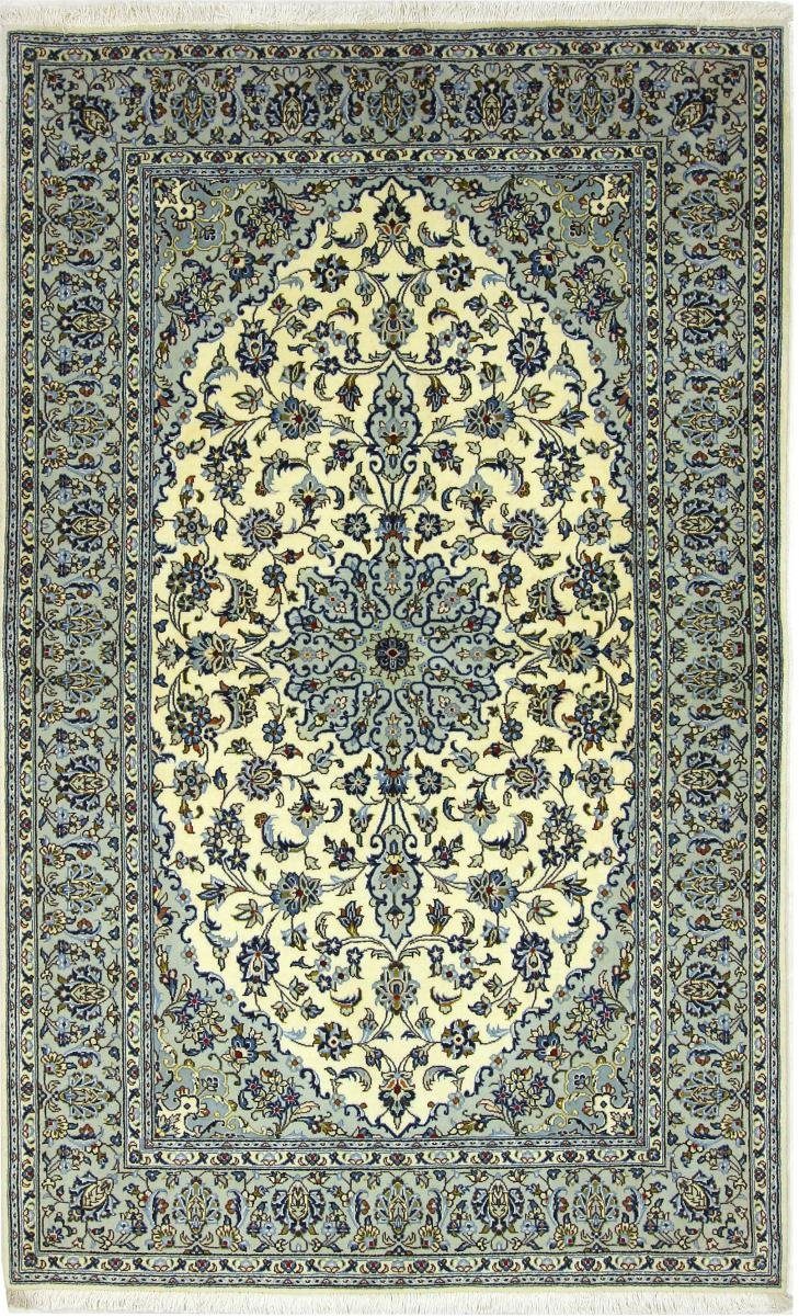 Orientteppich Keshan Shadsar 139x227 Handgeknüpfter Orientteppich / Perserteppich, Nain Trading, rechteckig, Höhe: 12 mm