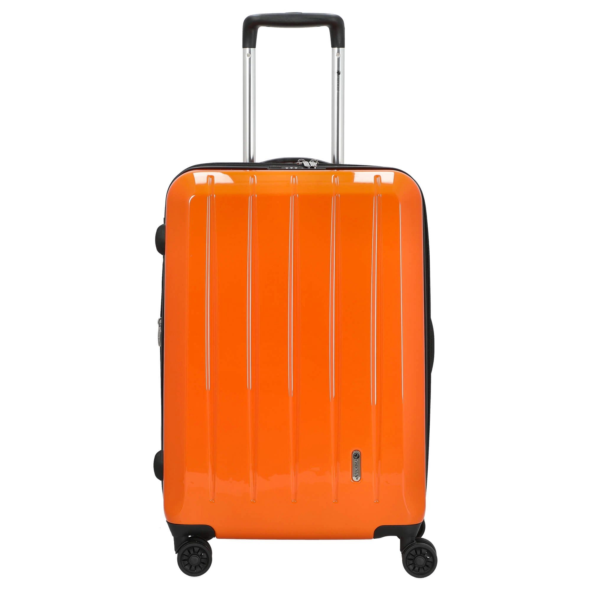 CHECK.IN® Koffer London 2.0 - 4-Rollen-Trolley 67 cm (orange), 4 Rollen Rol günstig online kaufen