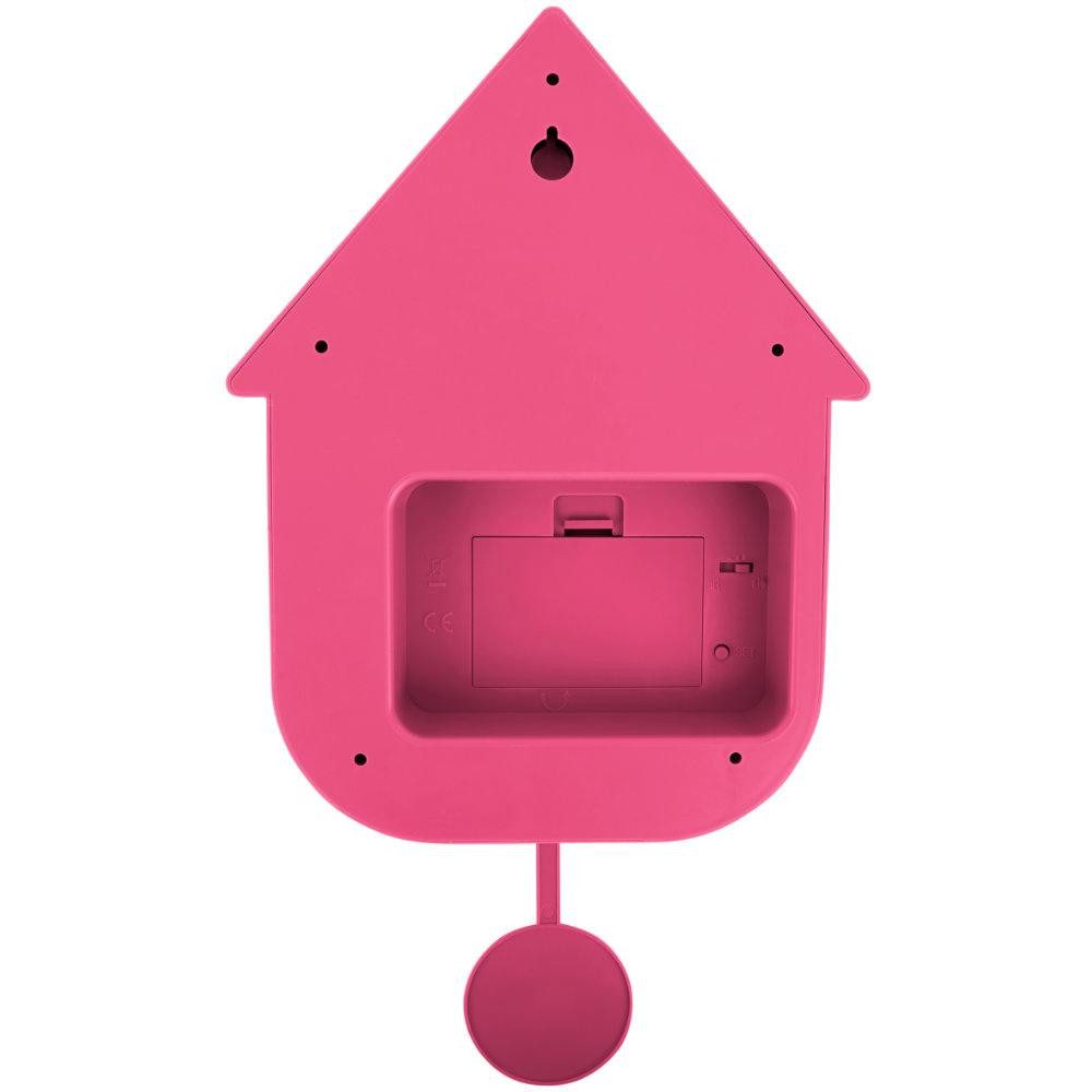 Karlsson Uhr Kuckucksuhr Wall Clock Modern Cuckoo Hellpink (41cm) – Bild 4 von 5