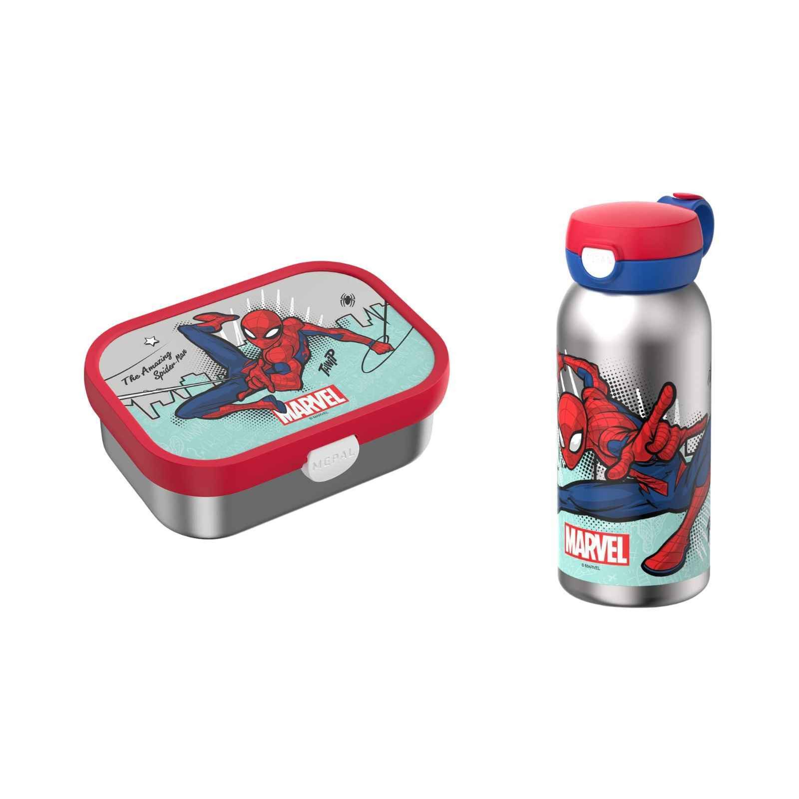 Mepal Lunchbox Campus Edelstahl-Lunchset 2-tlg., Edelstahl/Kunststoff, (2-tlg), Spülmaschinenfest