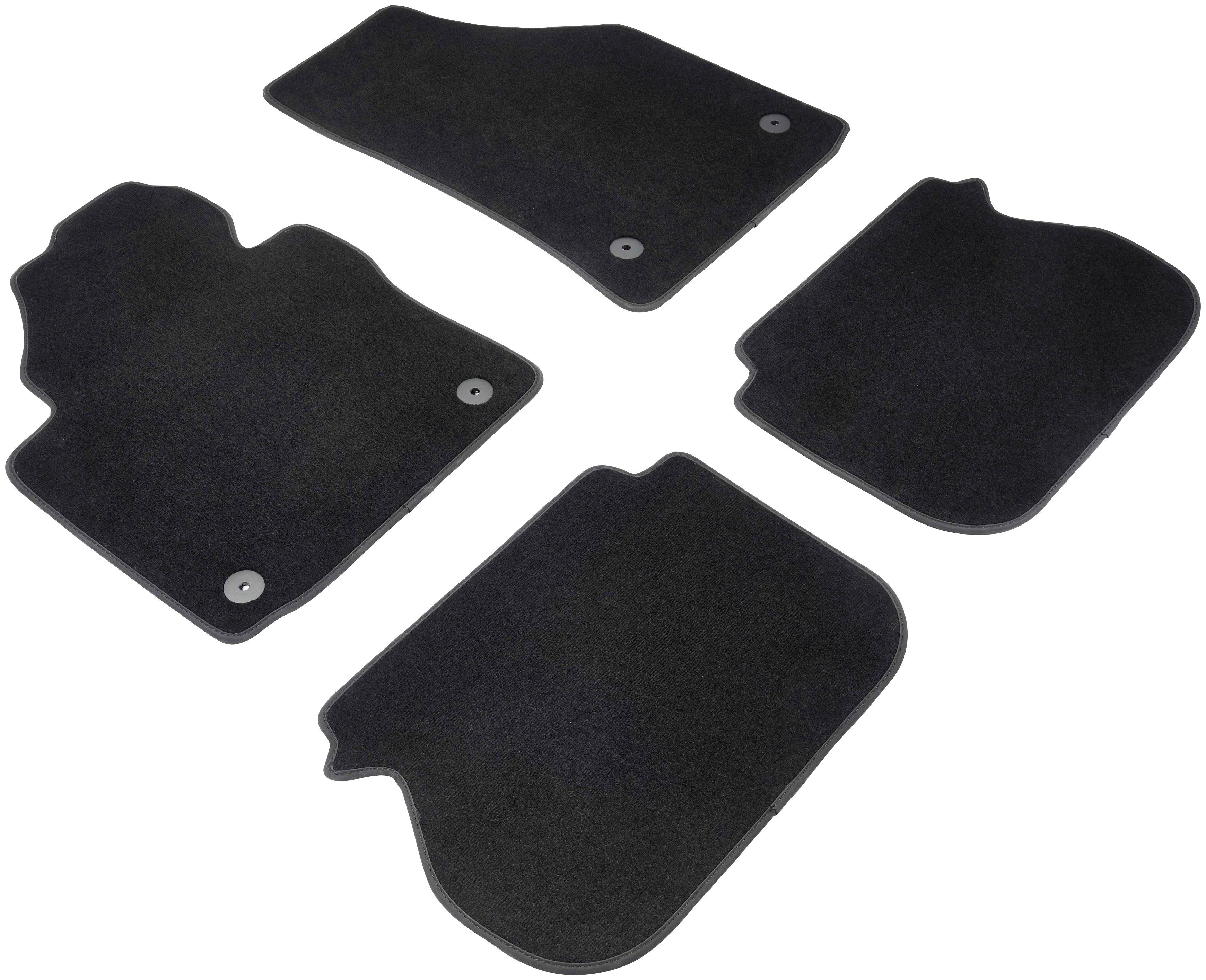 Caddy Passform-Fußmatten 03/2004-05/2015, III (4 WALSER 2 VW St), Schiebetüren für Premium