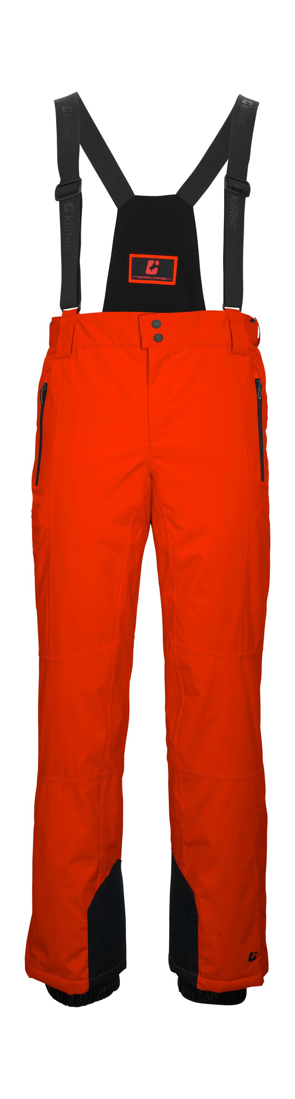 Killtec Skihose KSW 100 MN SKI PNTS Wind- und wasserdichte Skihose mit anpassbaren Trägern
