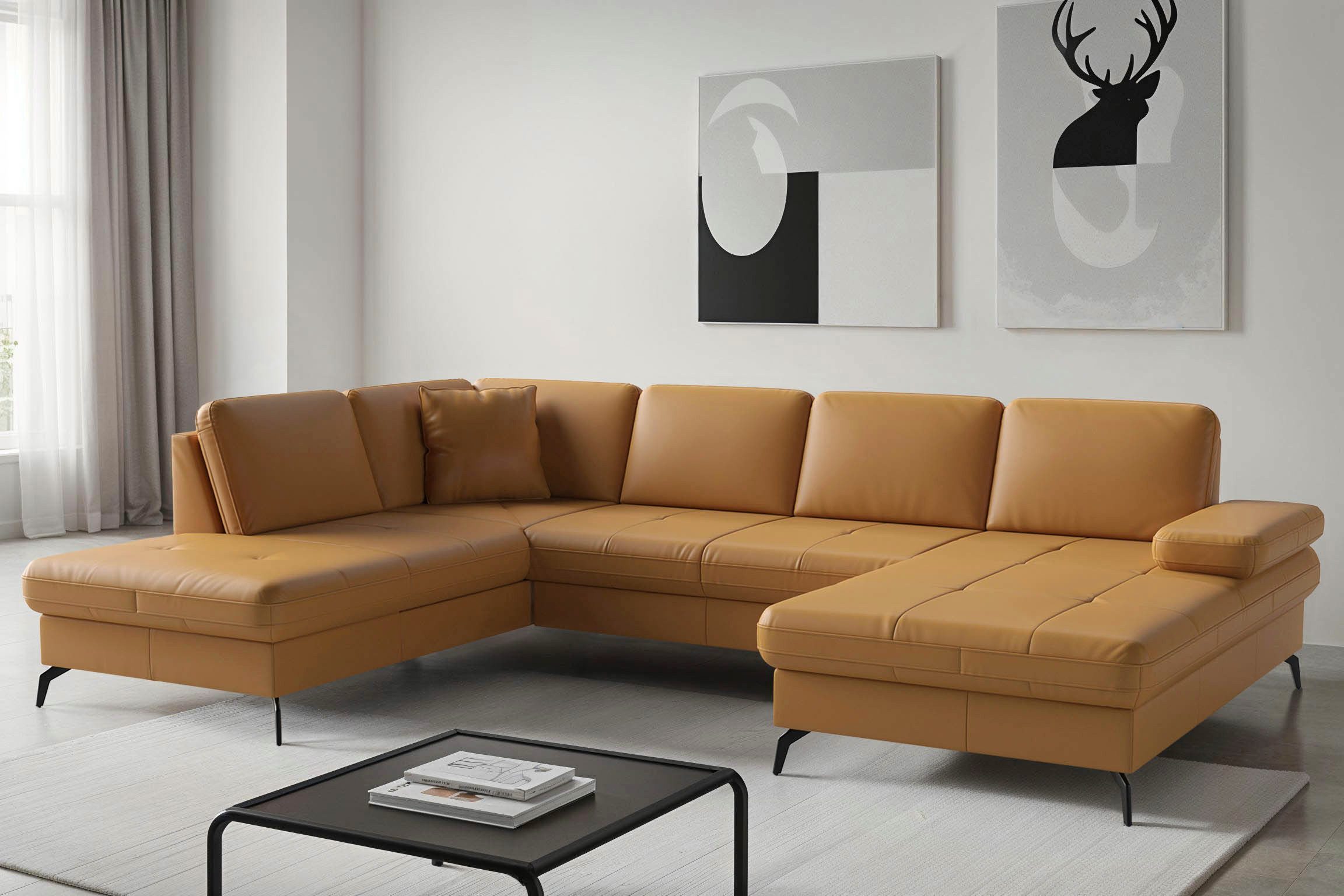 sit&more Wohnlandschaft Morris Jubi, Breite 300 cm, mit Armteilfunktion, optional mit Bettfunktion