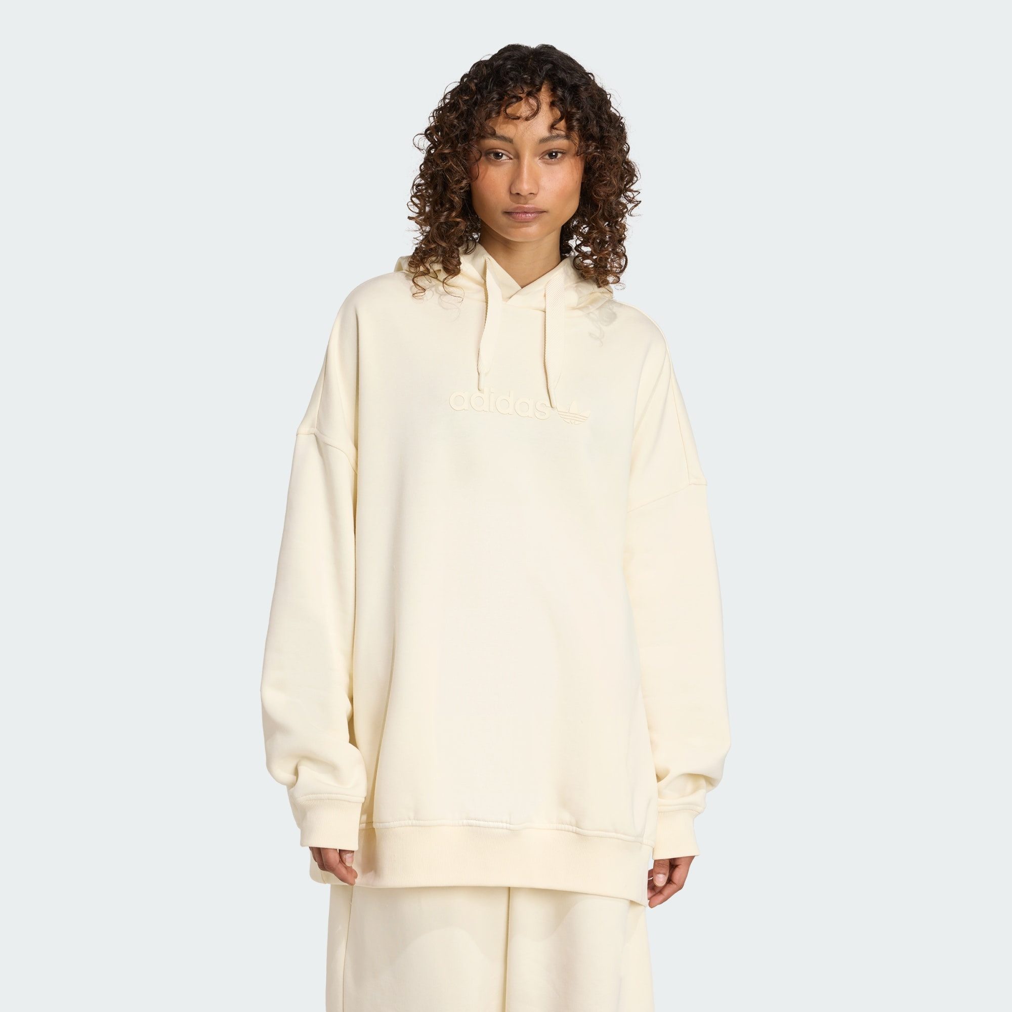 adidas Originals Crop-Top ESSENTIALS LINEAR OVERSIZED HOODIE (1-tlg) günstig online kaufen