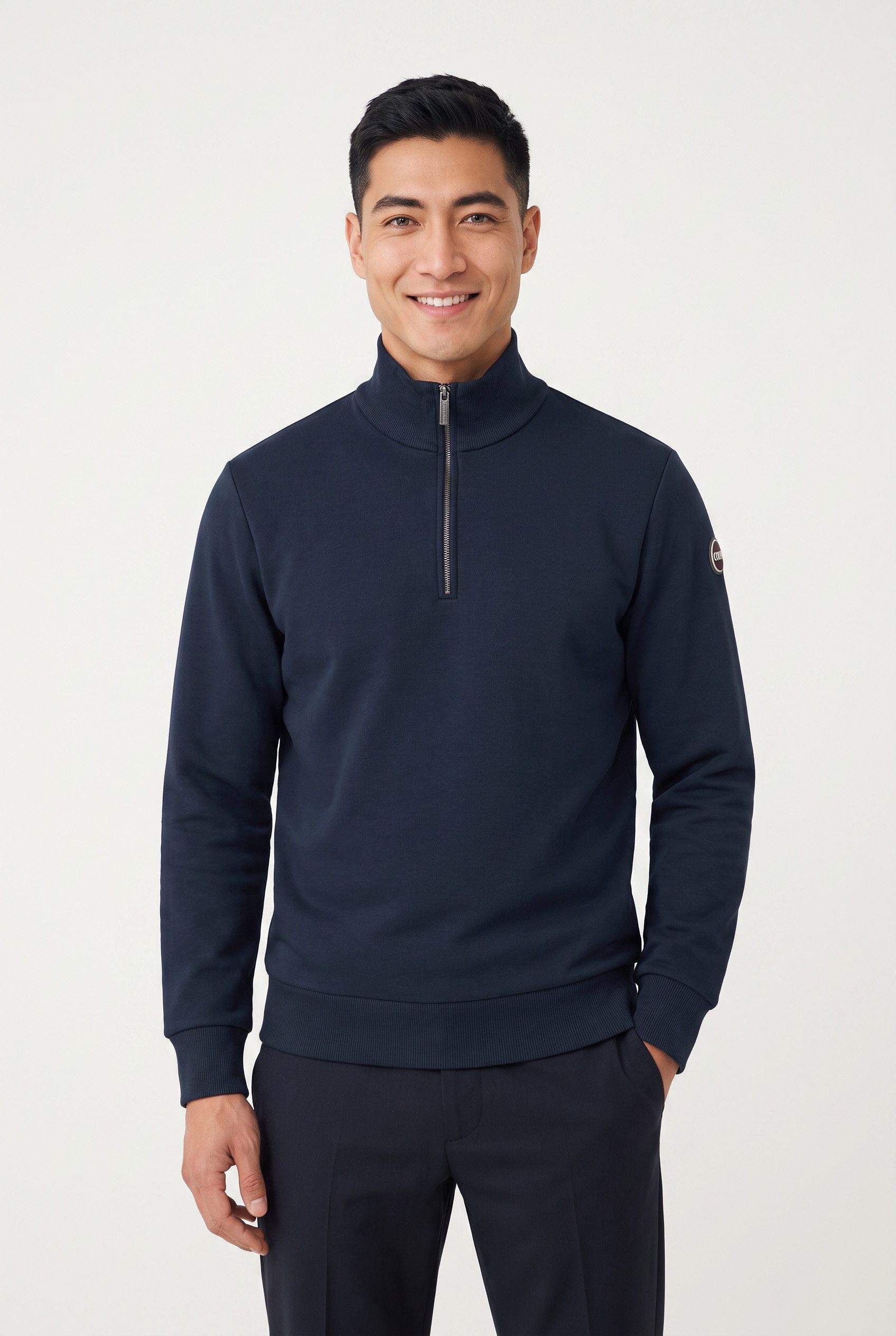 Colmar Sweatshirt Sehkragen mit Zipper, Regular Fit