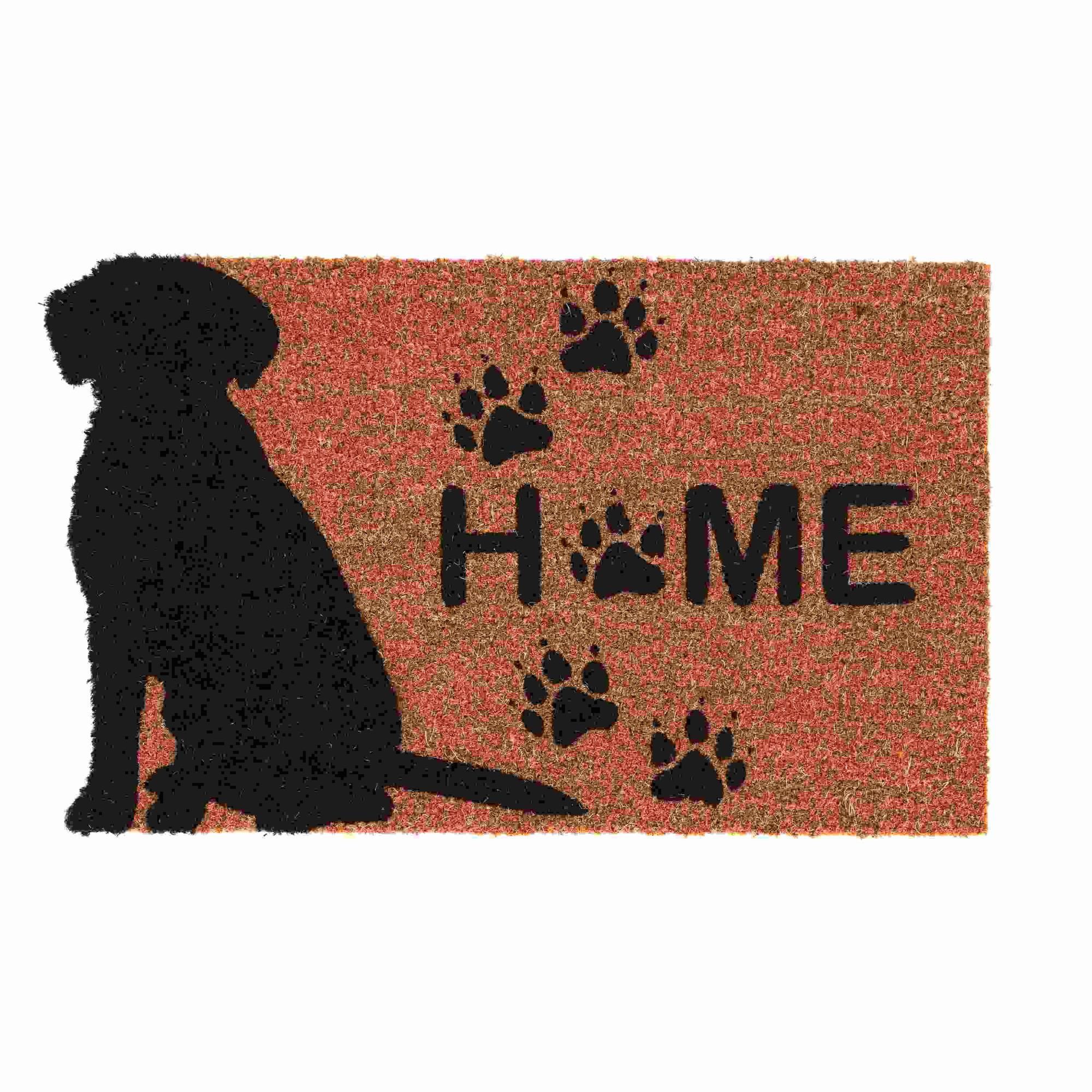 Rivanto Kokosmatte, Türmatte Kokosmatte Hund Home 75x25cm Höhe 1,5cm Kokosfaser/PVC