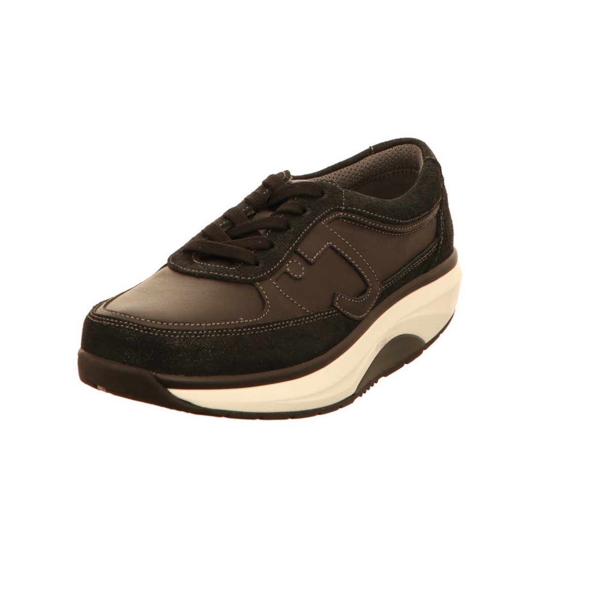 Komfort Schnürer für Damen in schwarz Schnürschuh