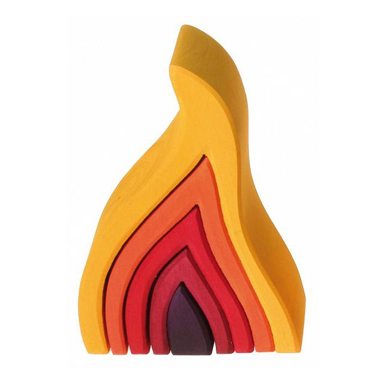Die 4 Elemente Feuer 5 Teile Holzspielzeug Stapelsteine Spielbausteine