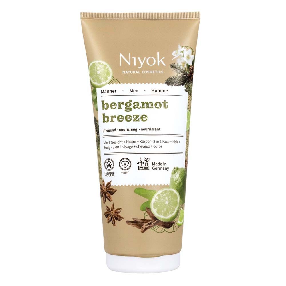 Niyok Duschgel 3in1 Duschgel MEN - Bergamot Breeze 200ml