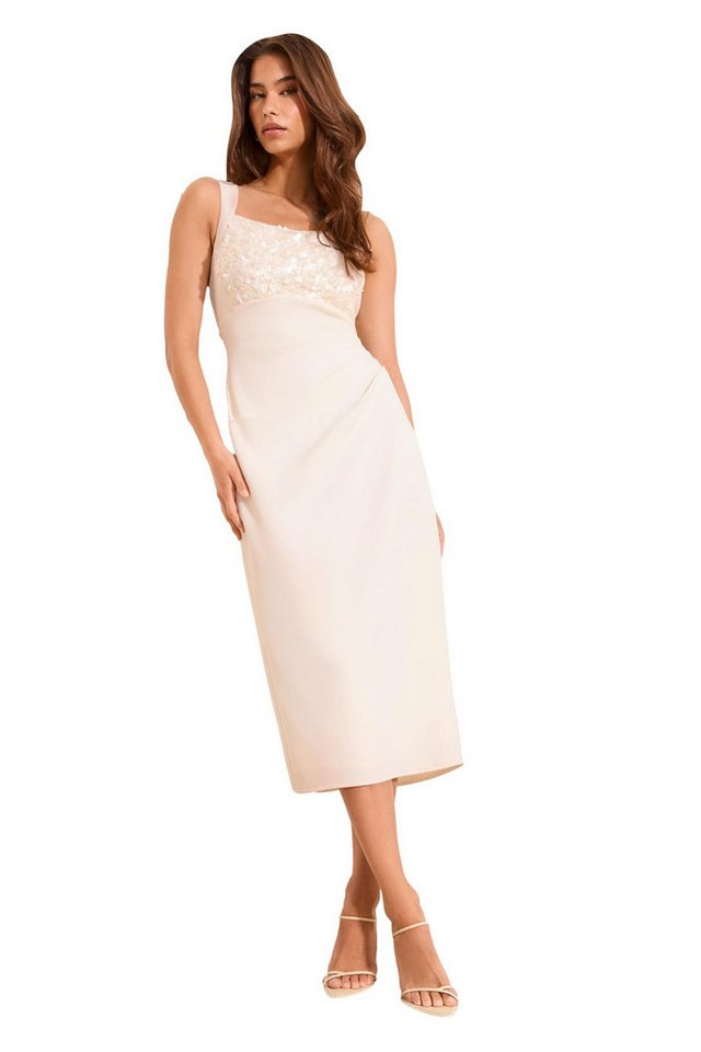 LIPSY Midikleid Lipsy Midikleid mit Paillettenmieder, Regular (1-tlg)