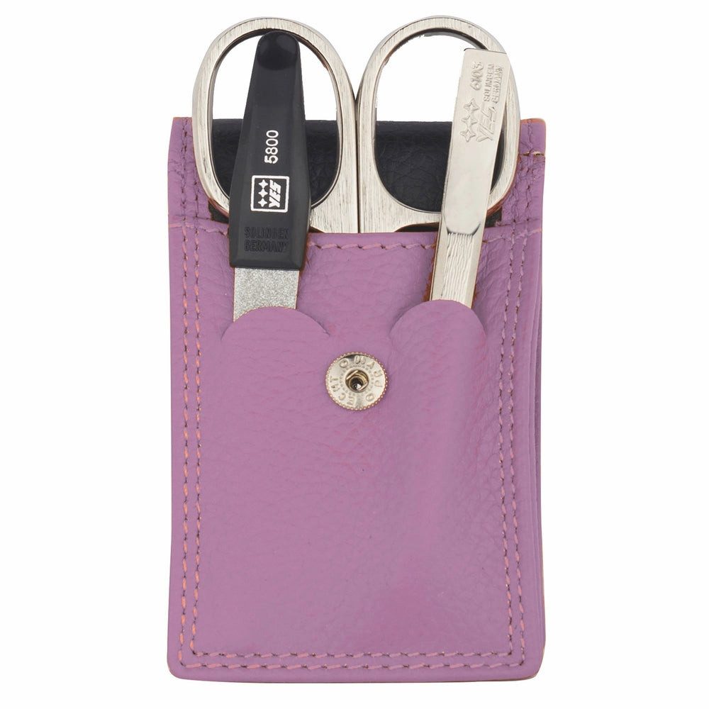 ERBE Maniküre-Etui Maniküre Taschenetui Lavendel 3-teilig, 1 tlg.