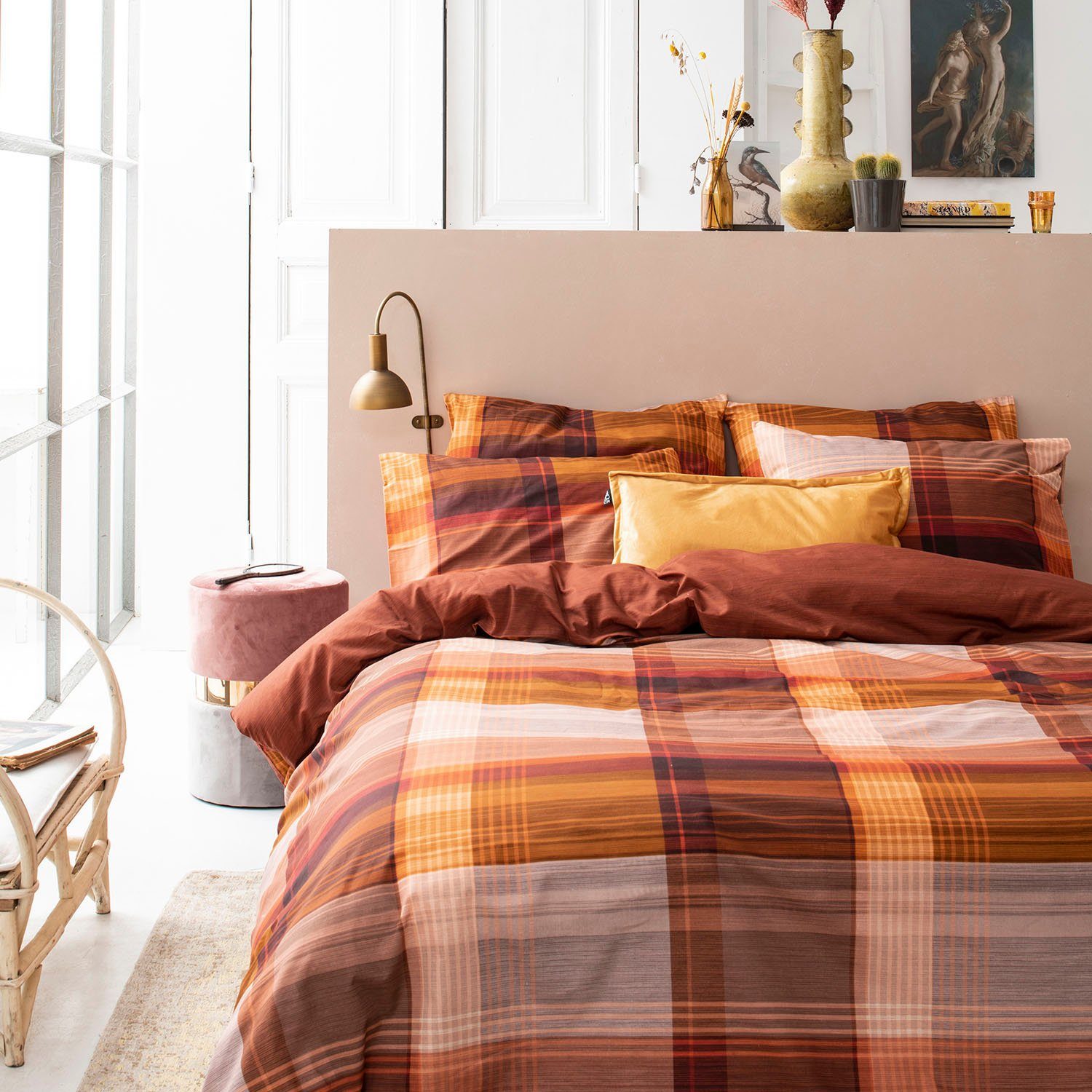 Cinderella Wendebettwäsche "Ponte" 3 Stk. tlg. mit Karomuster günstig online kaufen