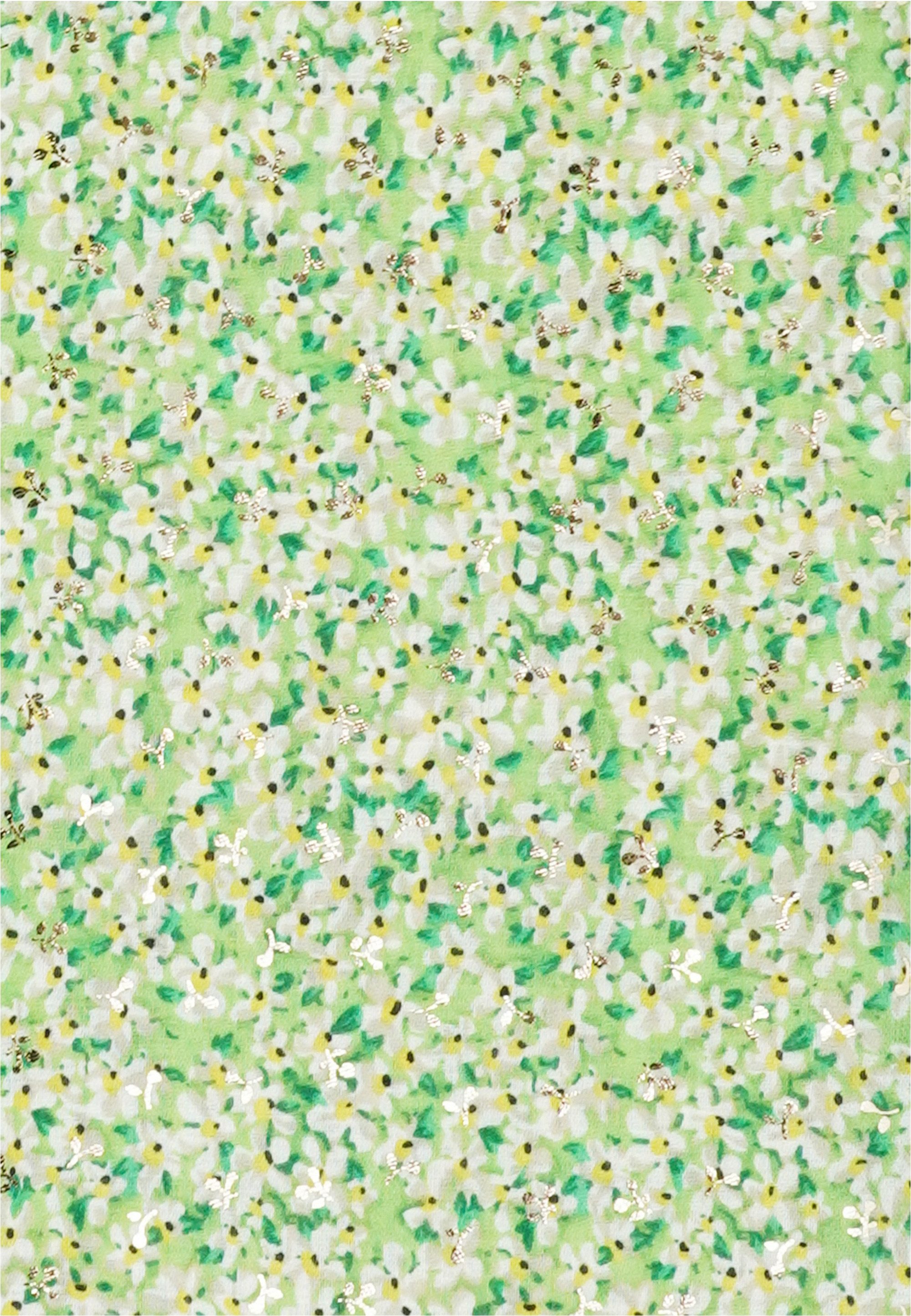 Harpa Modeschal PEPPER, mit floralem Allover-Print und Metallic-Effekt