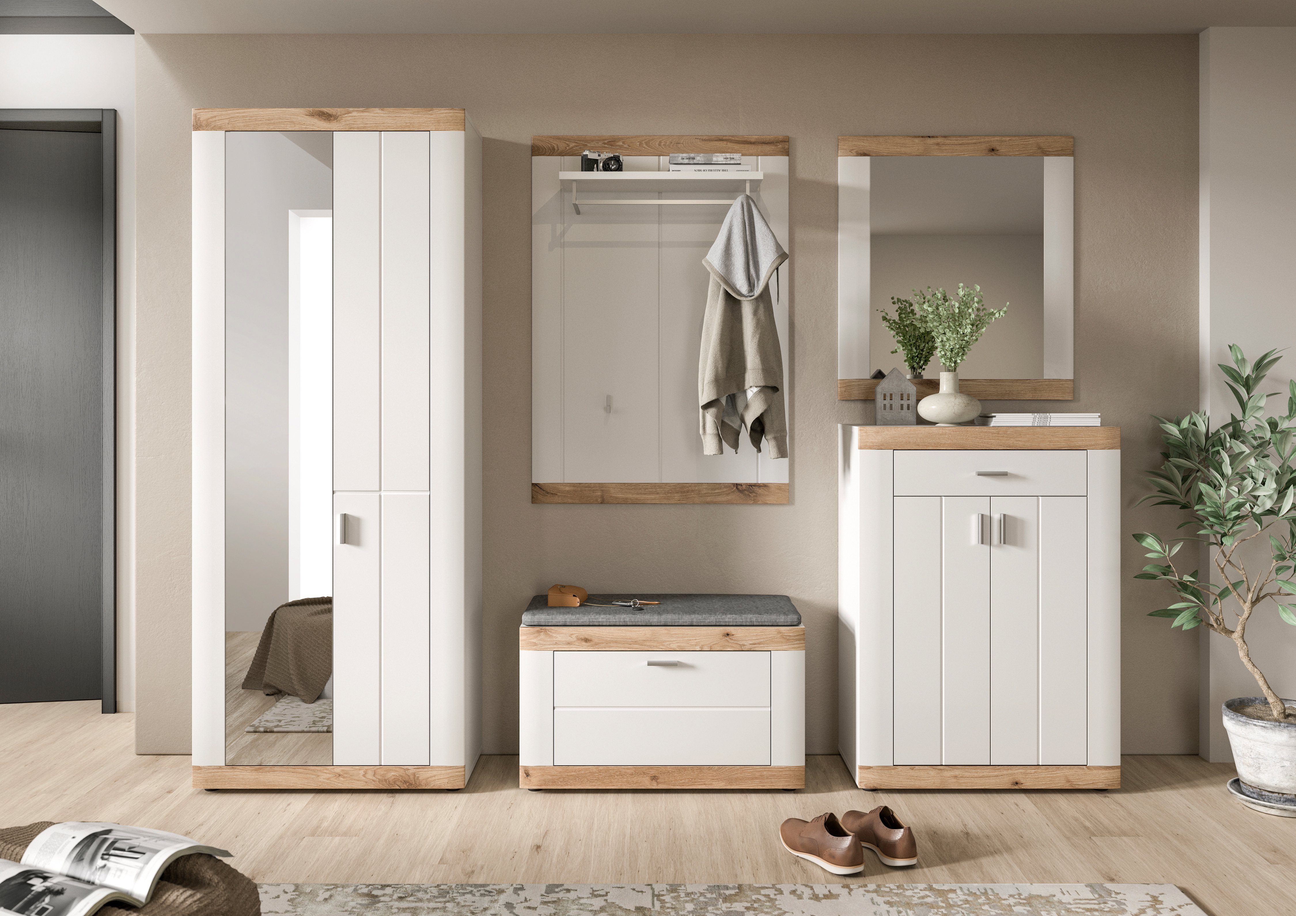 Home affaire Garderobenspiegel Landsby, Breite ca. günstig online kaufen