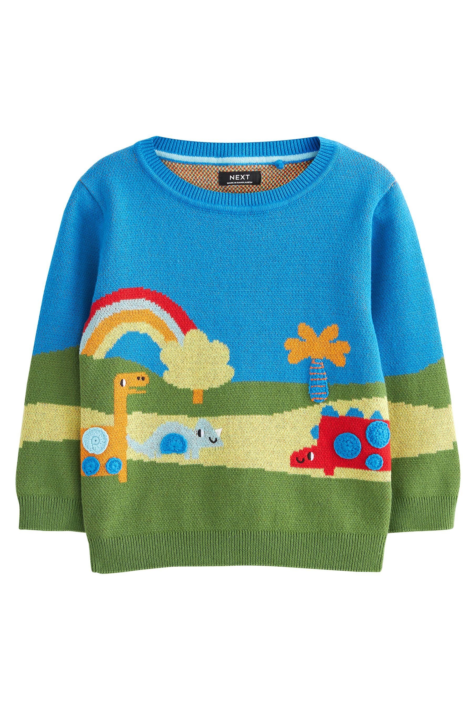 Next 2-in-1-Pullover Пуловеры mit Dinosaurier-Motiv (1-tlg)