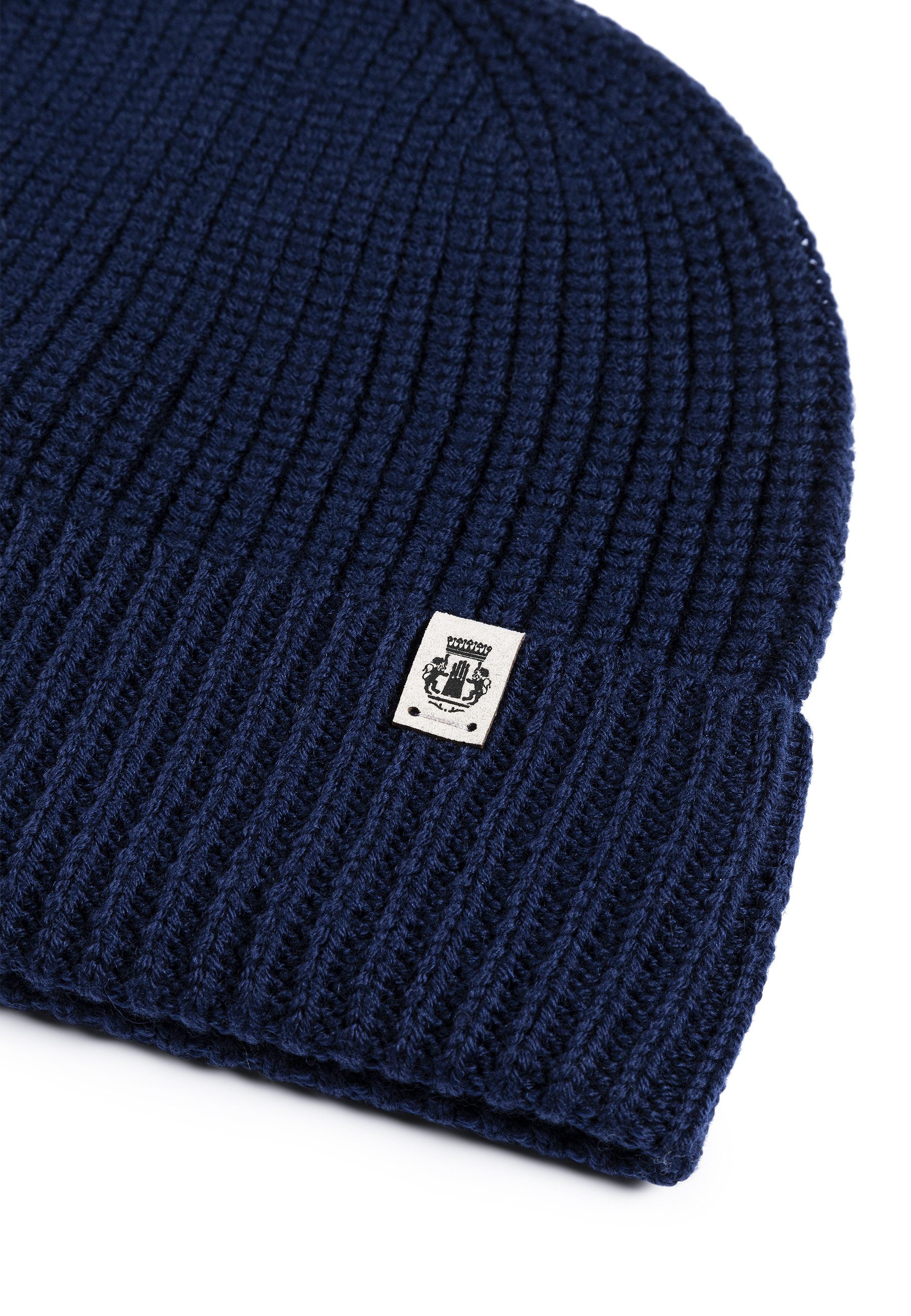 Roeckl Strickmütze PURE MERINO MÜTZE Warme Wollmütze mit Rippstrickmuster