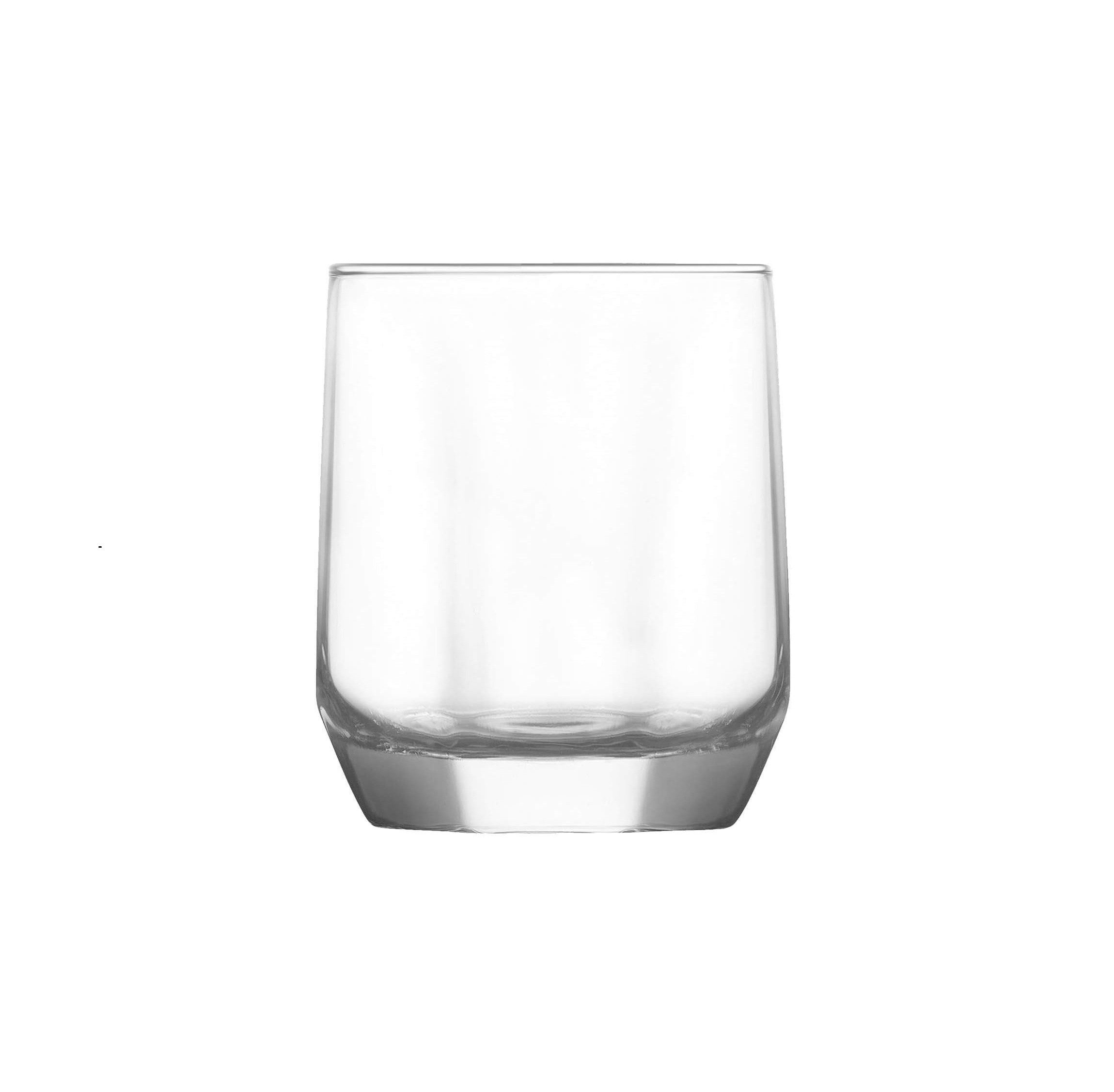 LAV Gläser-Set Diamond Trinkgläser 310 ml - stilvoller Diamant-Look im 6er-Set, Glas, 6-teilig, 310 ml