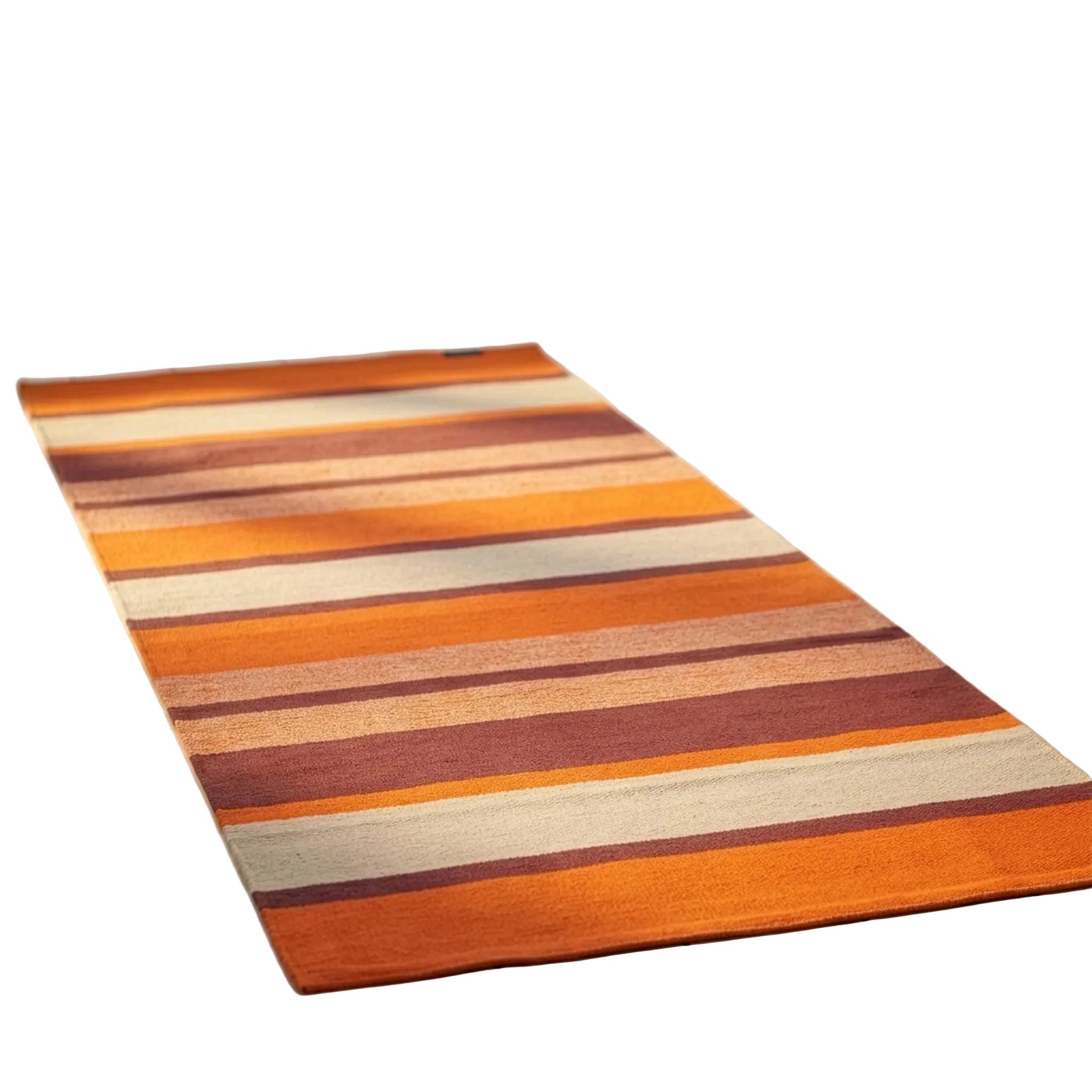 Yogishop Teppich Yogateppich cotton rug - striped, rechteckig, Yogateppich aus Baumwolle – die natürliche Alternative zur Matte