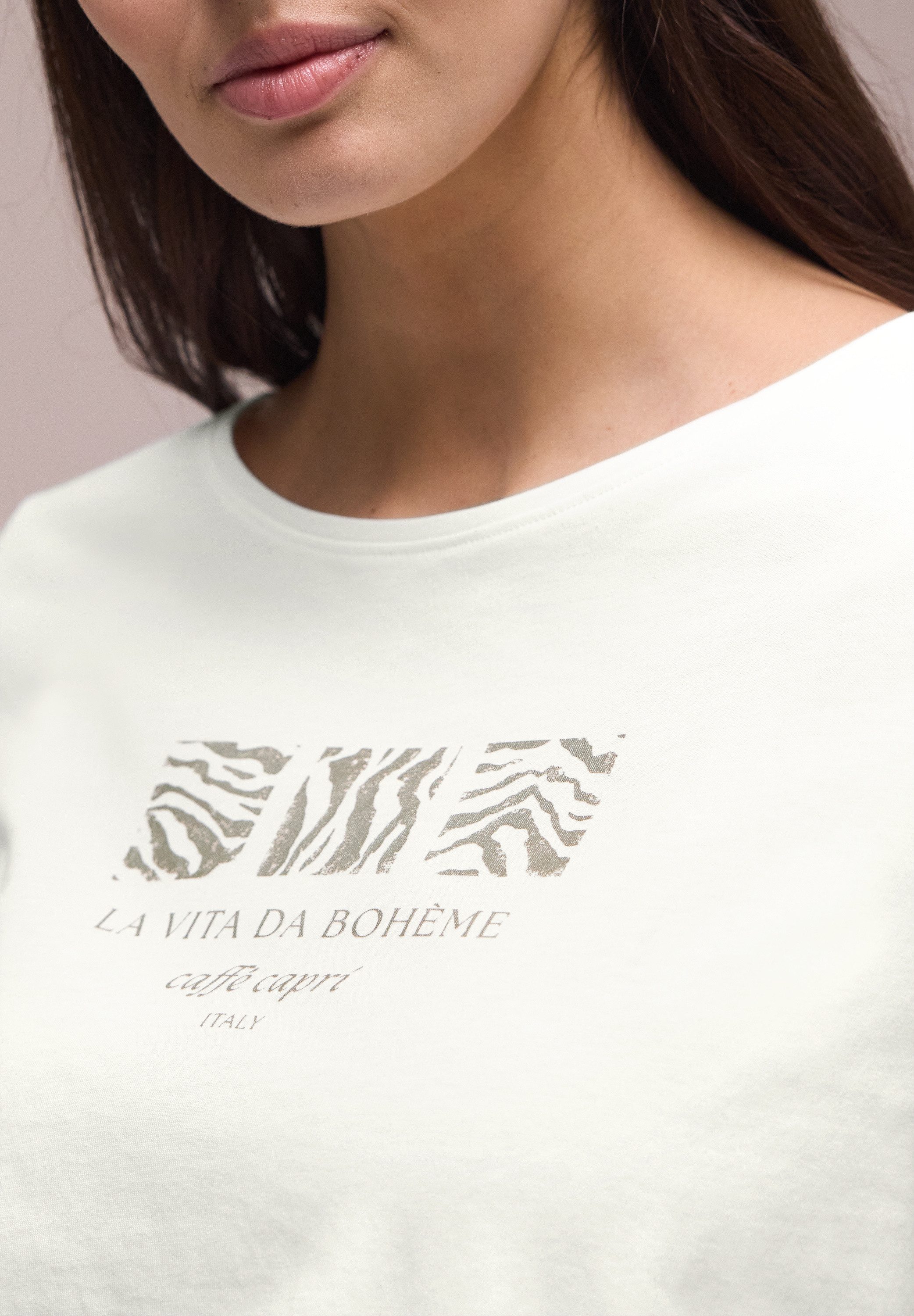 STREET ONE Kurzarmshirt Sommershirt mit Print – Bild 3 von 5