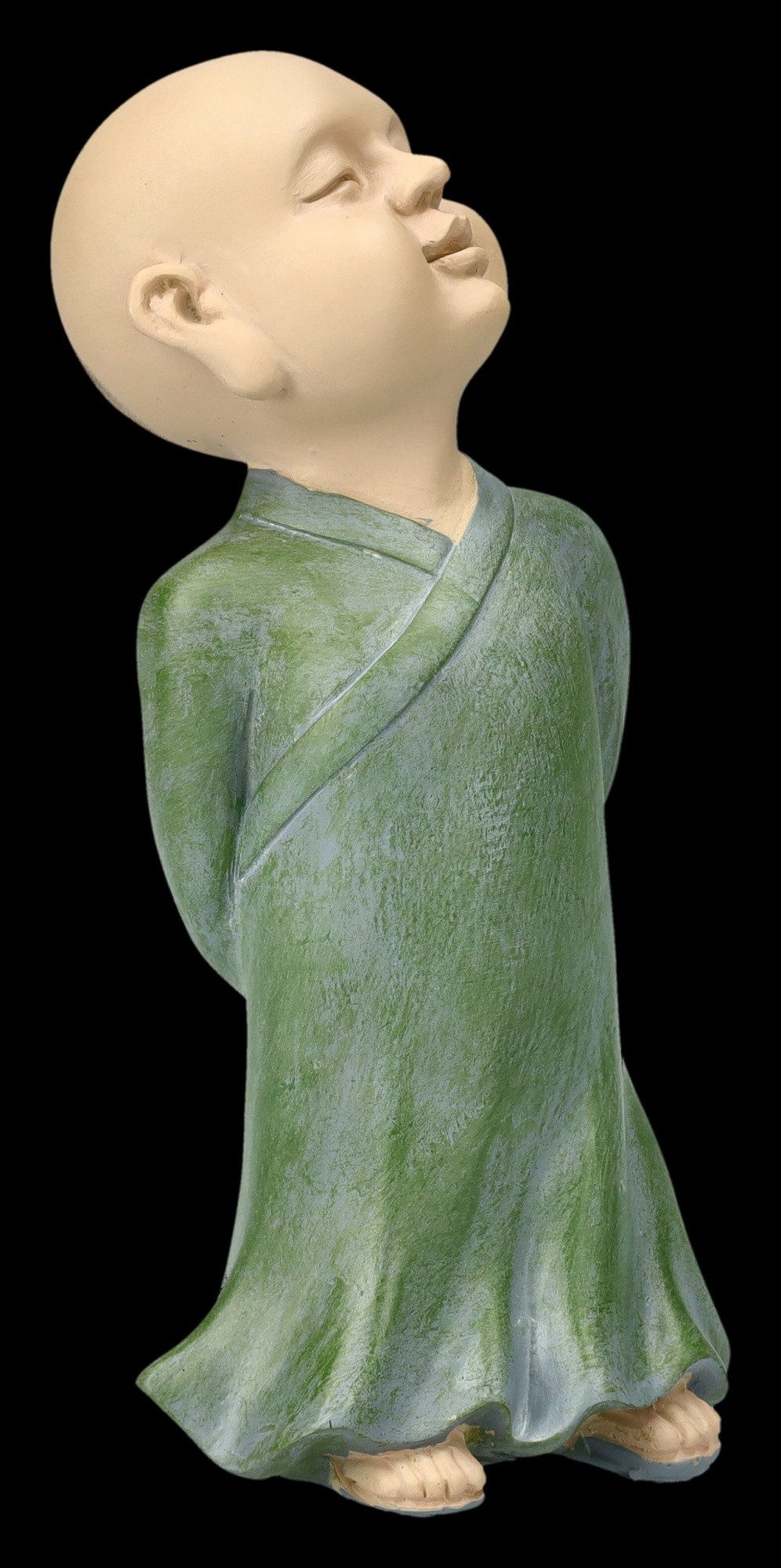 Figuren Shop GmbH Dekofigur Buddha Mönch Figur - Der Schüler - Mythologie Dekofigur Dekoration