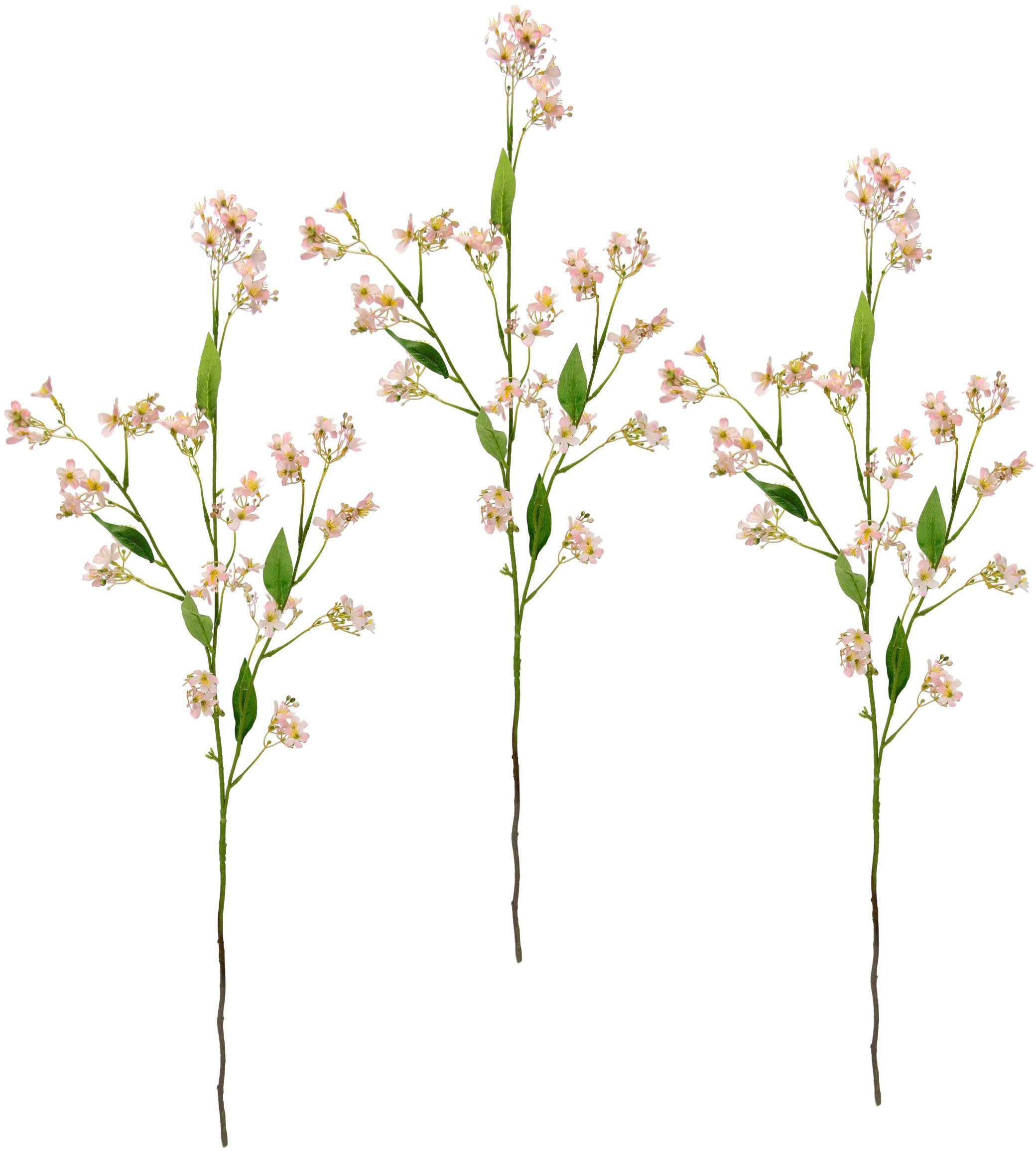 cm, Kunstblume Set I.GE.A., 105 3er Blütenzweig, Höhe