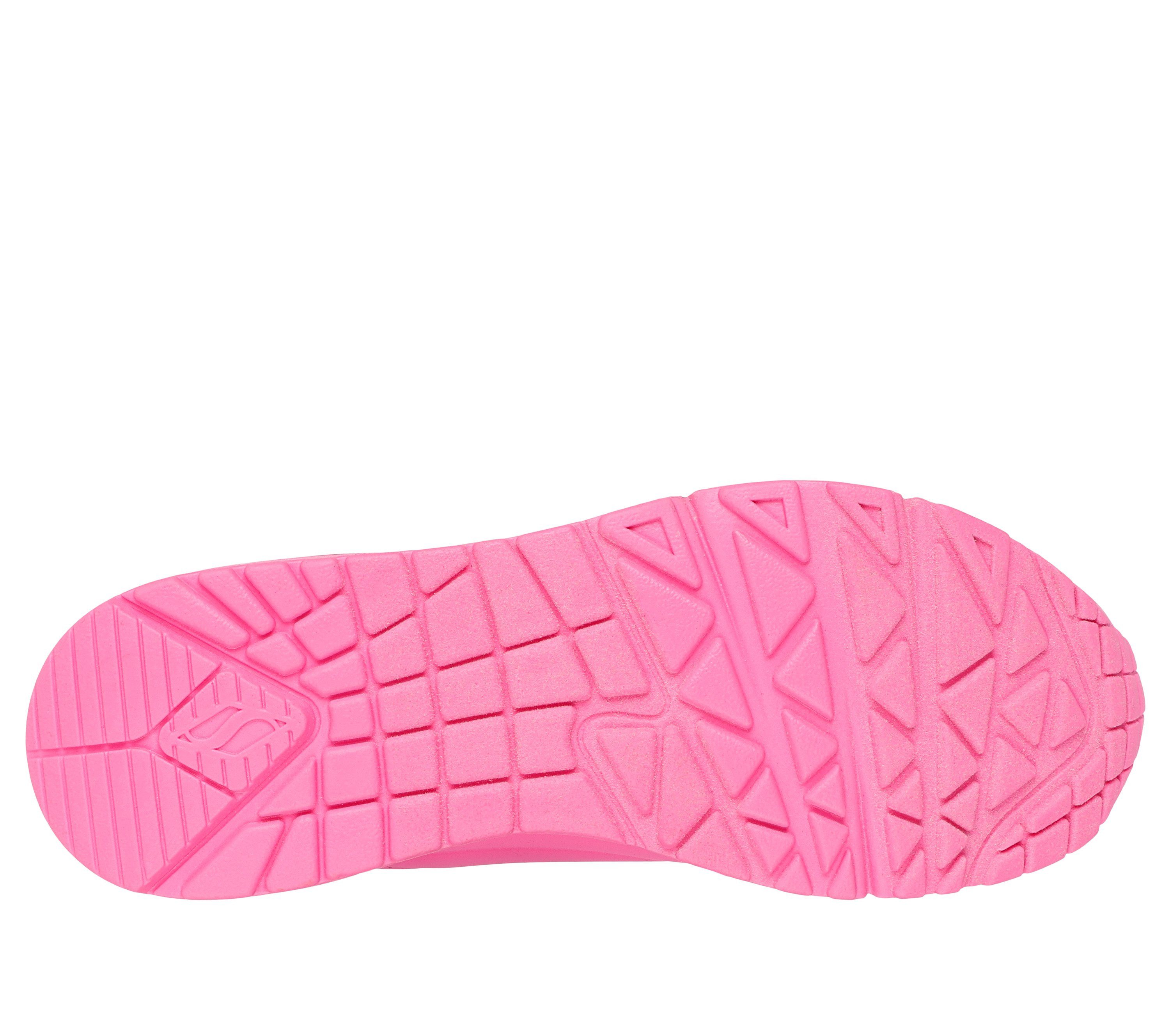 Skechers UNO-SPREAD THE LOVE Wedgesneaker Freizeitschuh, Halbschuh, Schnürschuh mit coolem Graffiti-Print