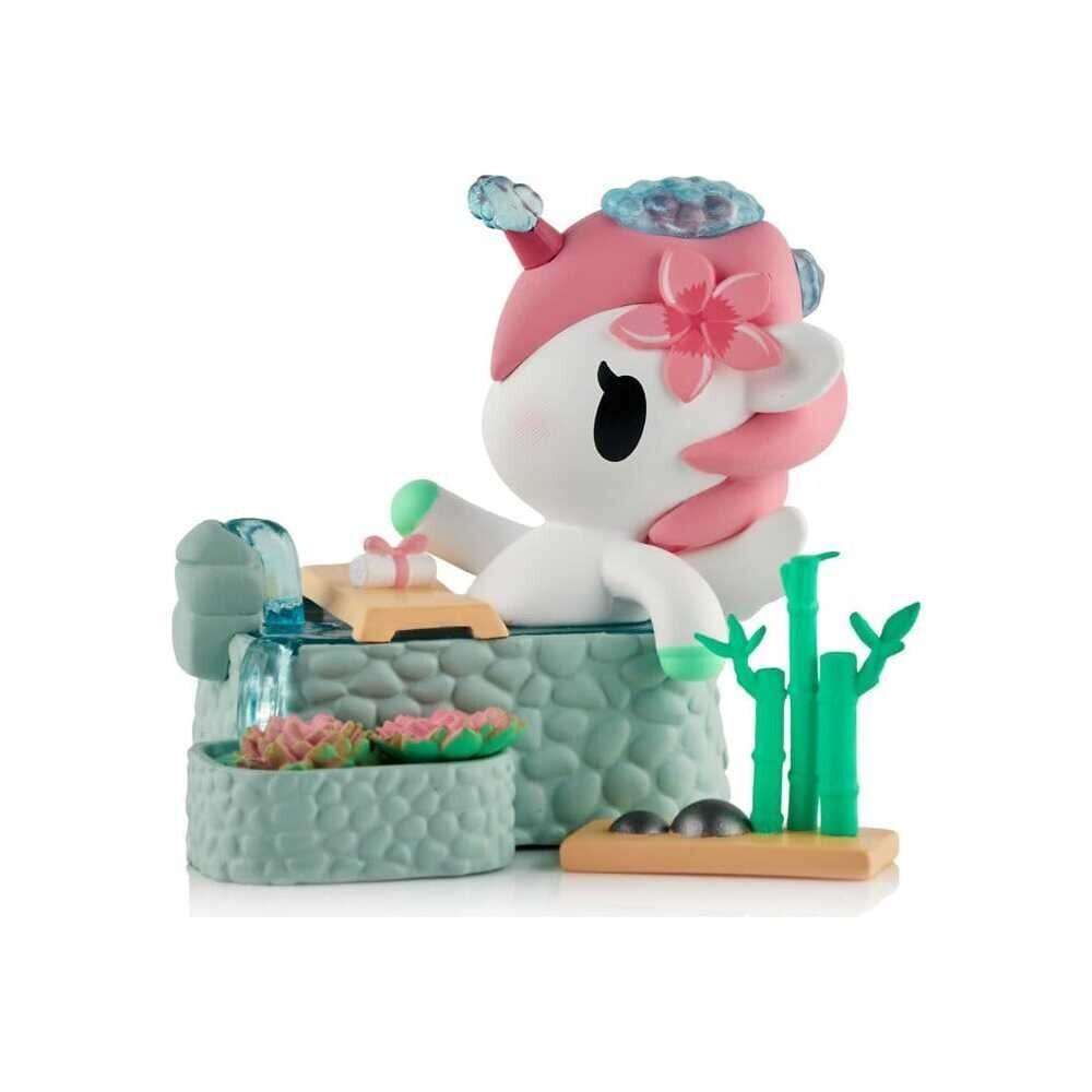 Tokidoki Merchandise-Figur Unicorno Window Box Figur Spa Day Hot Springs Oasis 7 cm