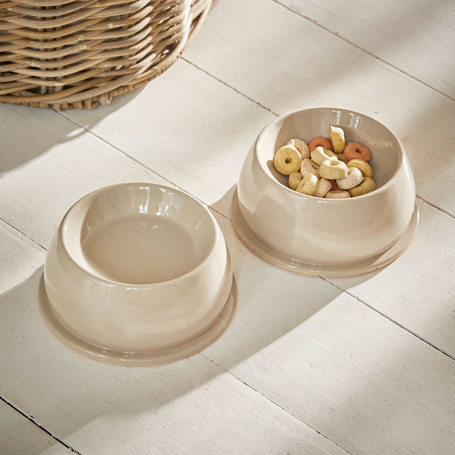 Mirabeau Futternapf Futternapf 2er Set Kireva beige