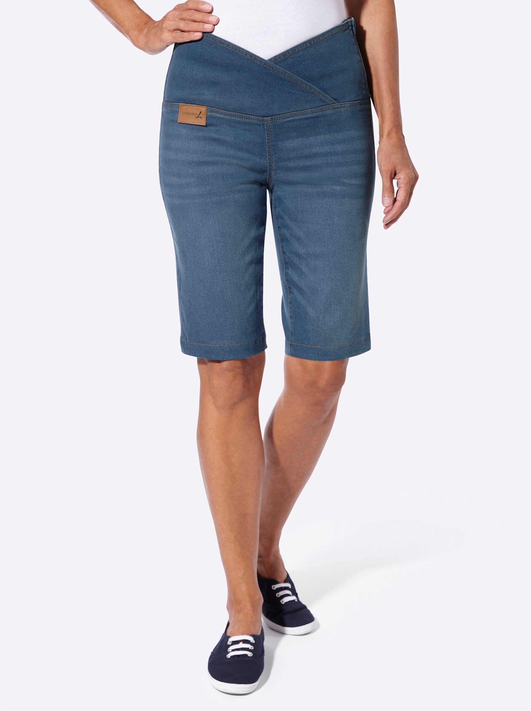 Jeansshorts Jeans-Bermudas komfortabel