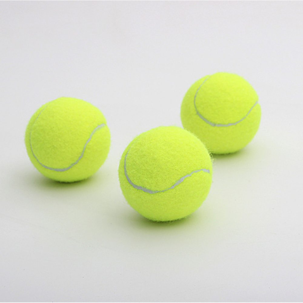 Jormftte Tennisball Übungsbälle Hundespielzeug Bälle gelb3