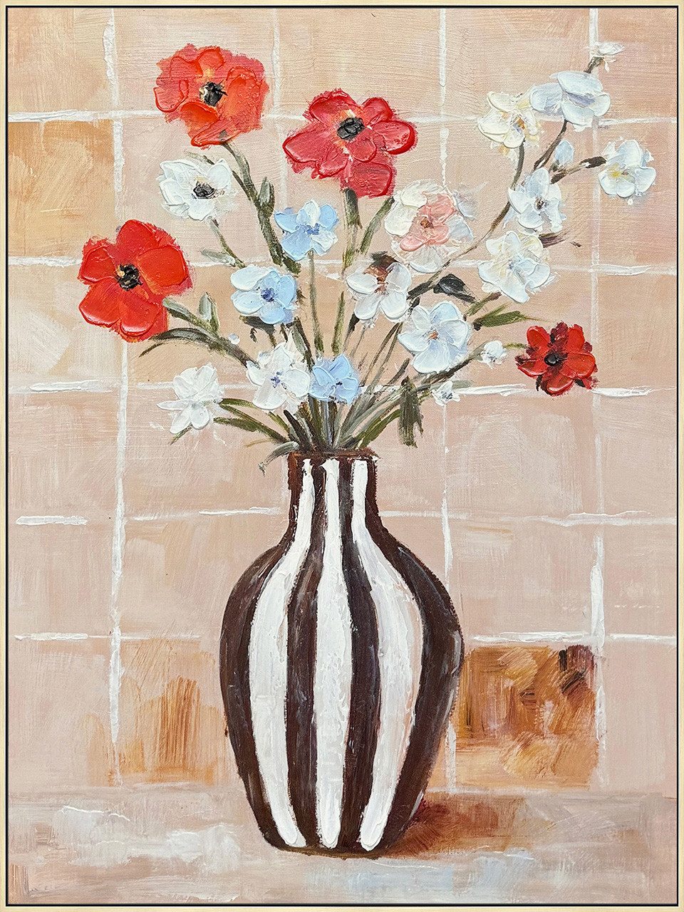 ArtUniverse Gemälde Matisse Inspired Flowers I 60 x 80 cm, Naturmotiv