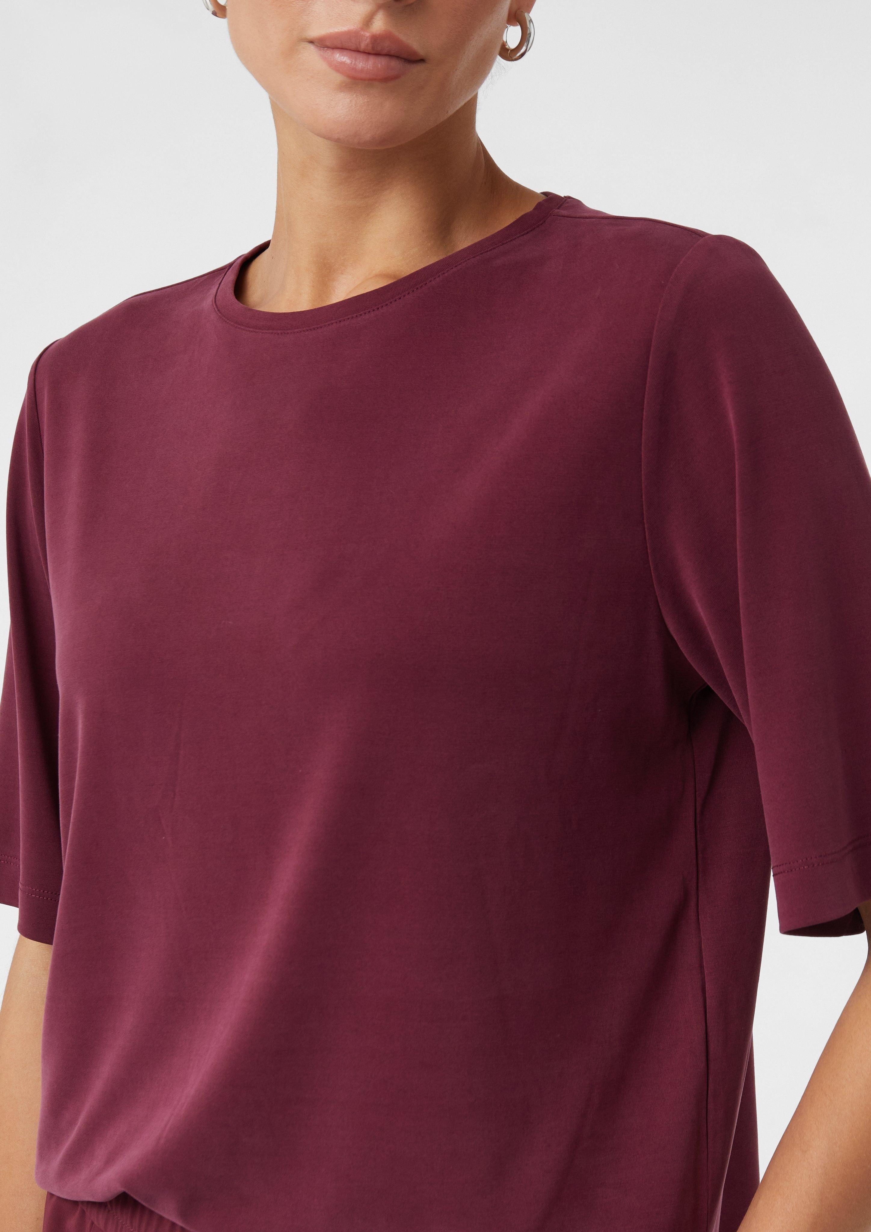comma casual identity 3/4-Arm-Shirt Baumwollmix-T-Shirt im günstig online kaufen