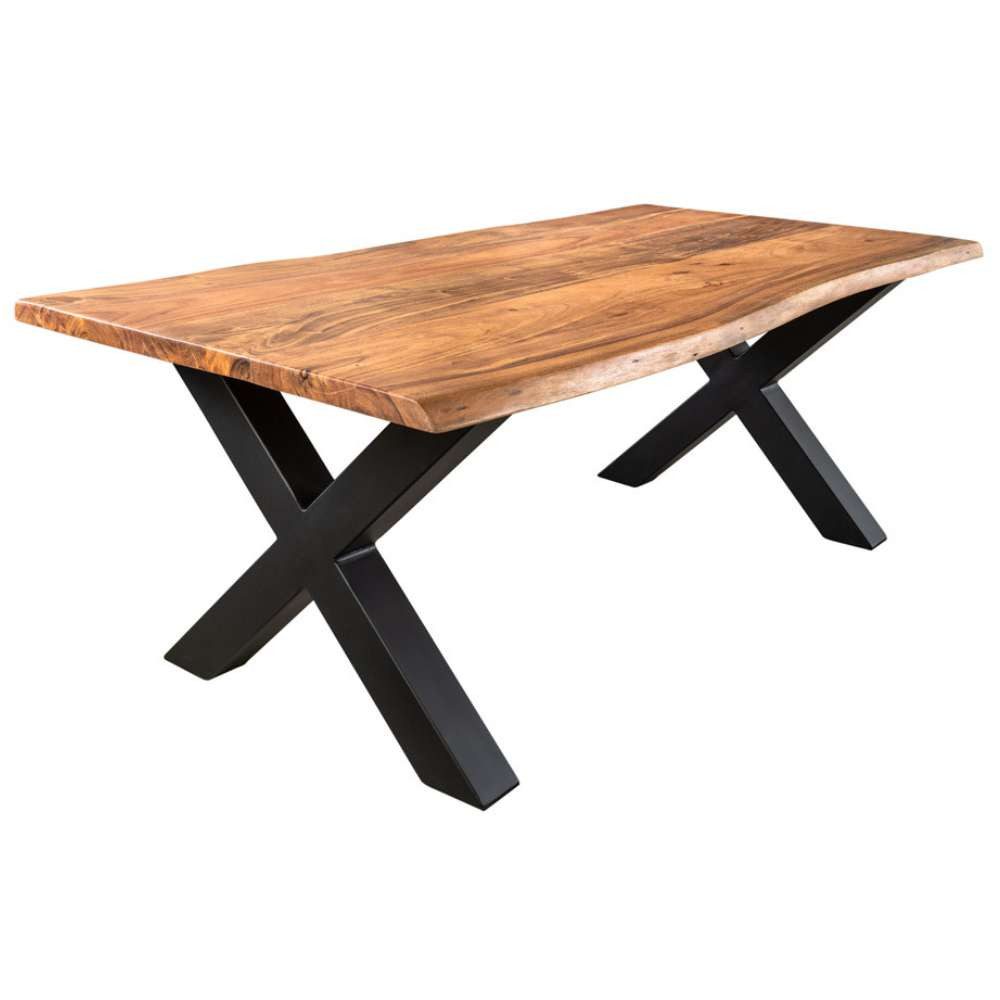 LebensWohnArt Couchtisch Massiver Couchtisch ARBOL 120cm Akazie natural Bau günstig online kaufen