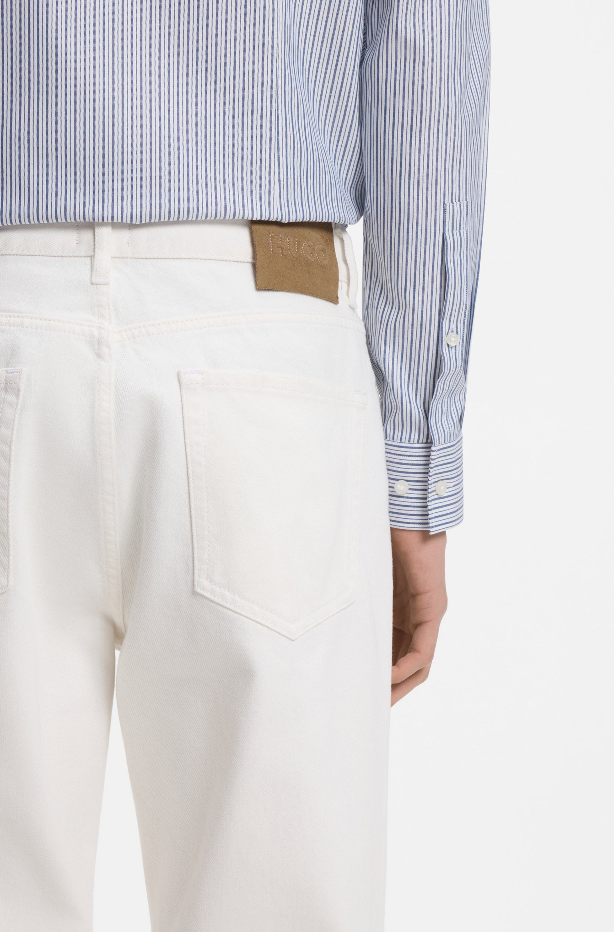 HUGO 5-Pocket-Jeans HUGO 838 Relaxed Fit, reine Baumwolle