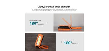 OLIGHT Arbeitsleuchte Olight Swivel Pro Arbeitslampe, 1100 Lumen, für Bau-/Renovierungsarbeiten & Reparaturen, Outdoor, Notfallbeleuchtung, Arbeitslampe