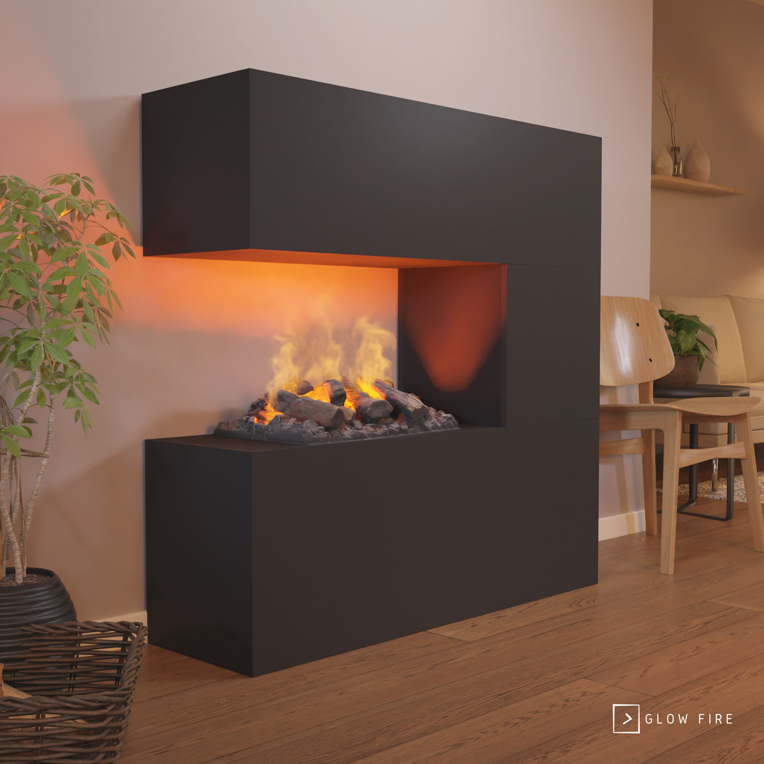 GLOW FIRE Elektrokamin Schiller Wasserdampf Kamin, günstig online kaufen