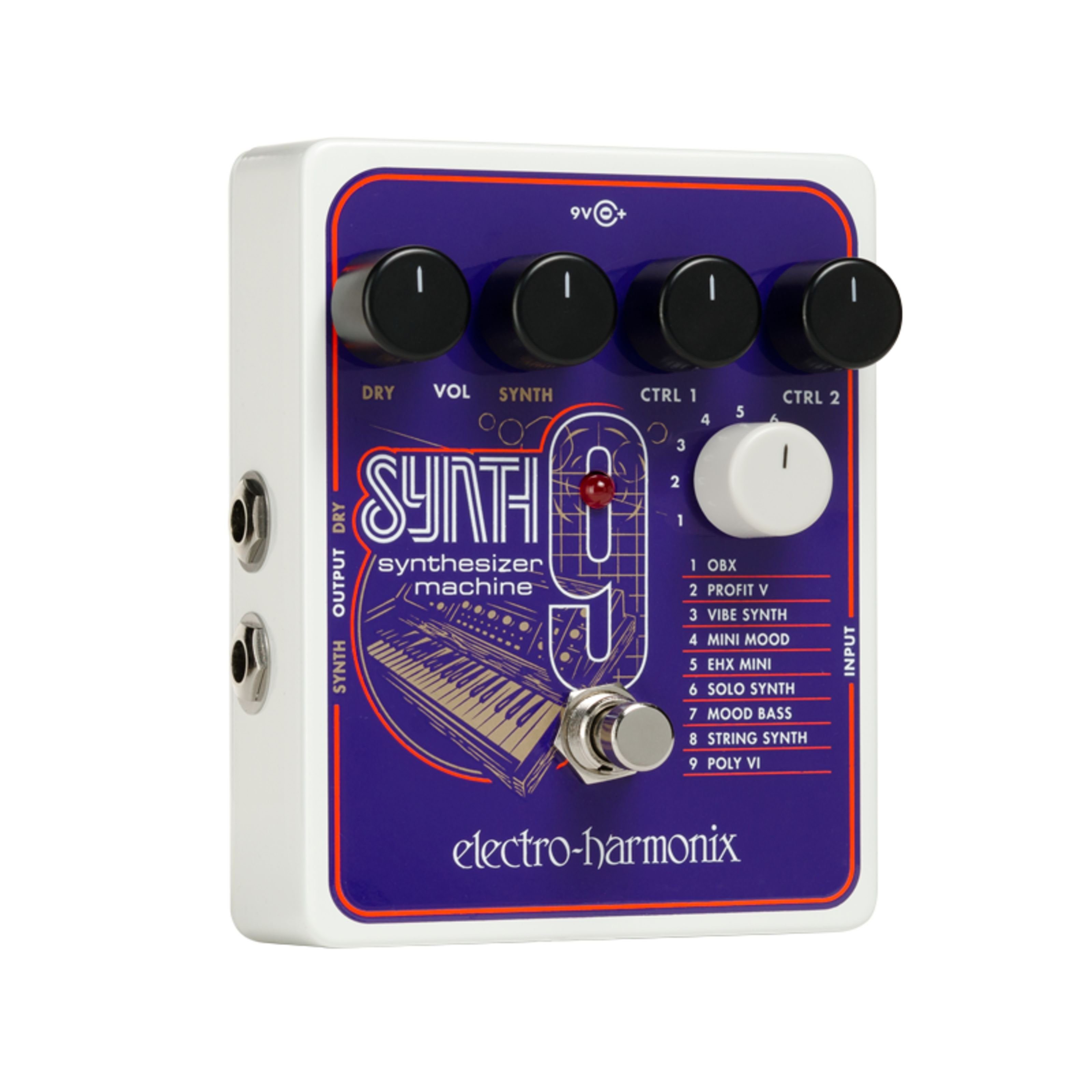 Electro Harmonix Musikinstrumentenpedal, (Effekte, Modulationseffekte), SYNTH9 Synthesizer Machine - Modulations Effektgerät für Gitarren
