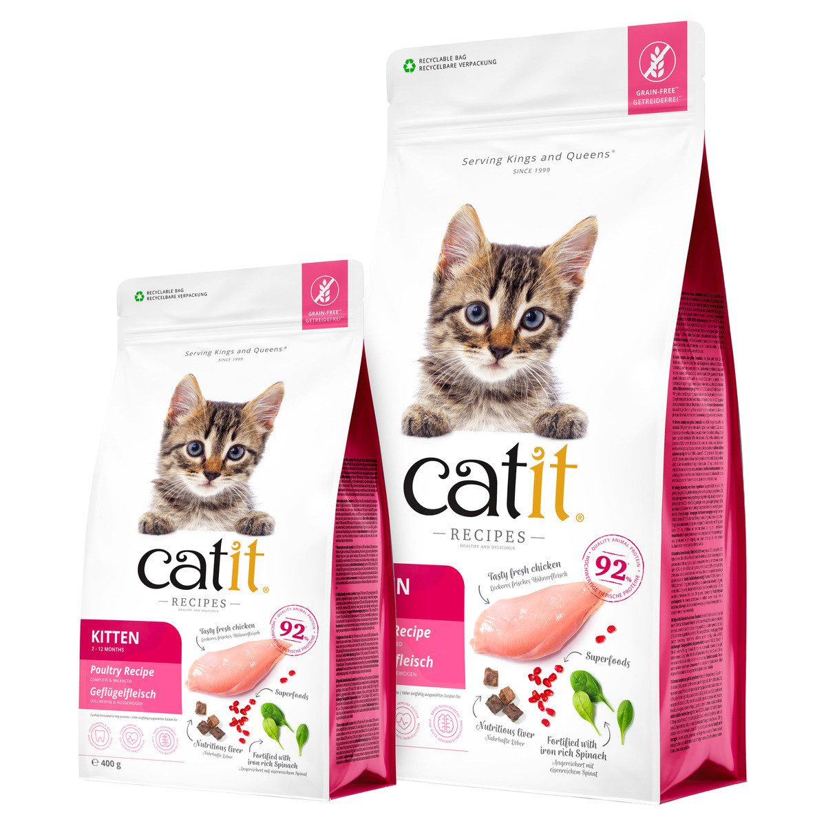 Catit Recipes Kitten, Trockenfutter für: Katze