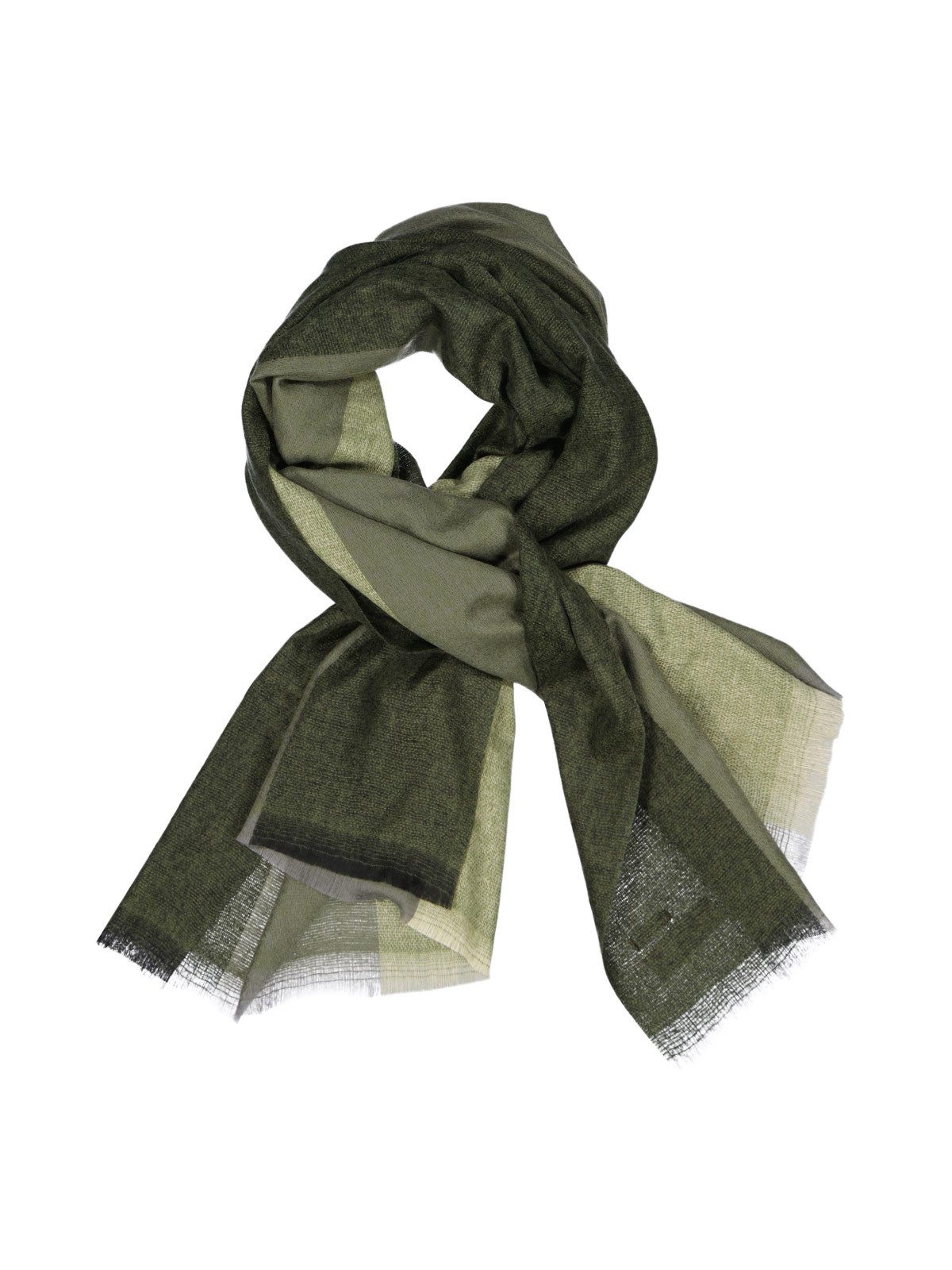 emilio adani Strickschal emilio adani Herren Webschal gestreift, Gruen günstig online kaufen